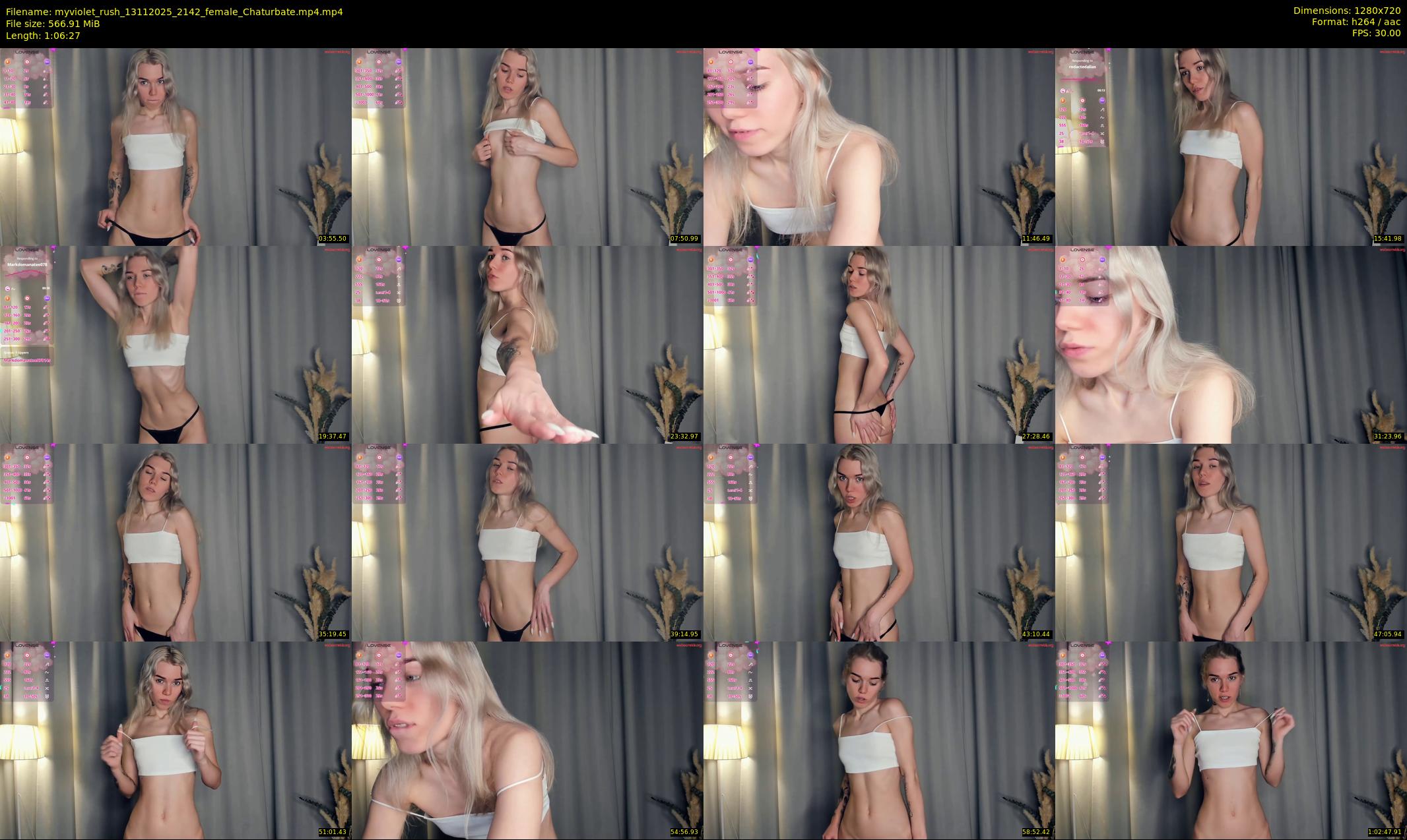 myviolet_rush — 67 minute Chaturbate female cam show recording, 720p, Nov 13, 2025