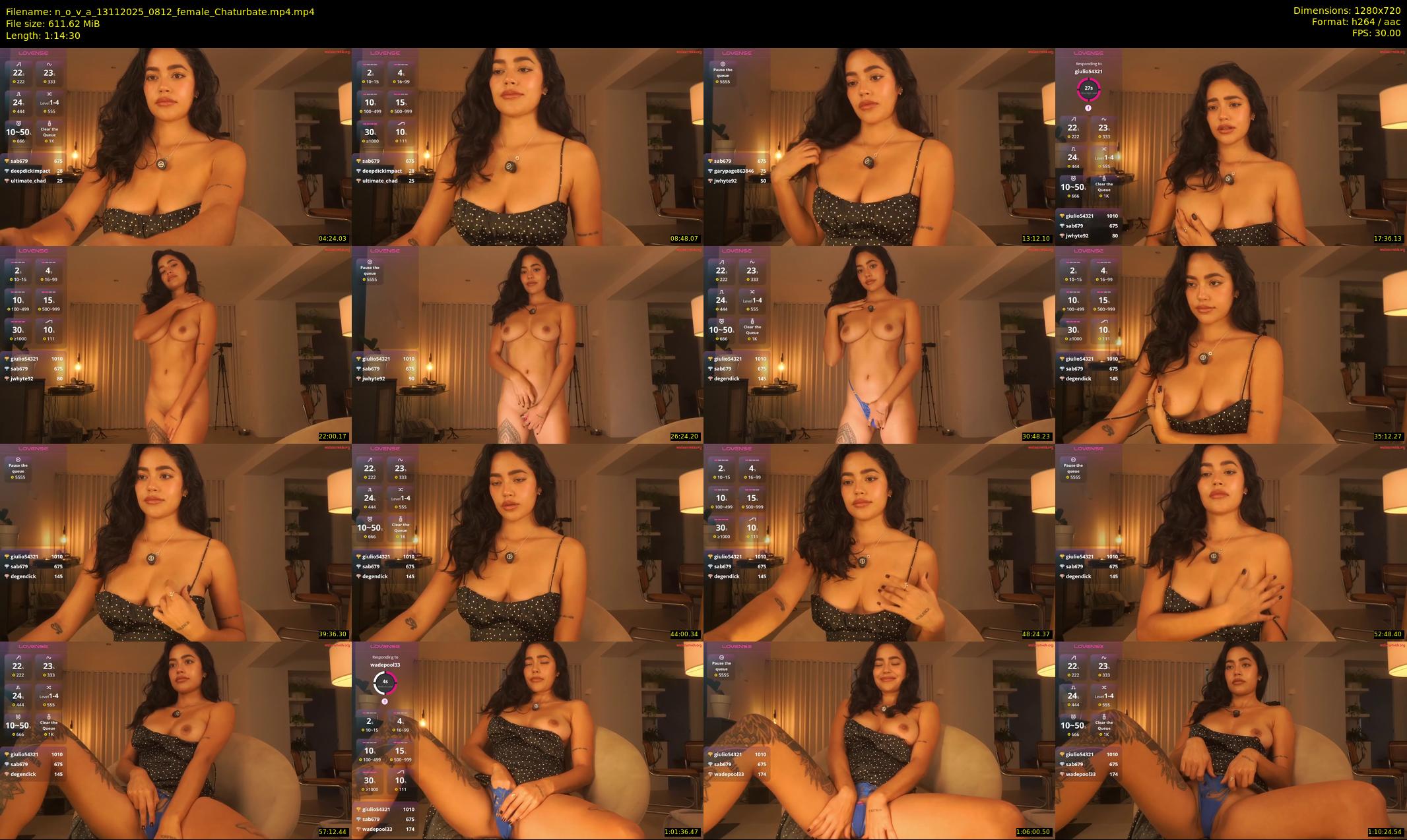 n_o_v_a — 75 minute Chaturbate female cam show recording, 720p, Nov 13, 2025