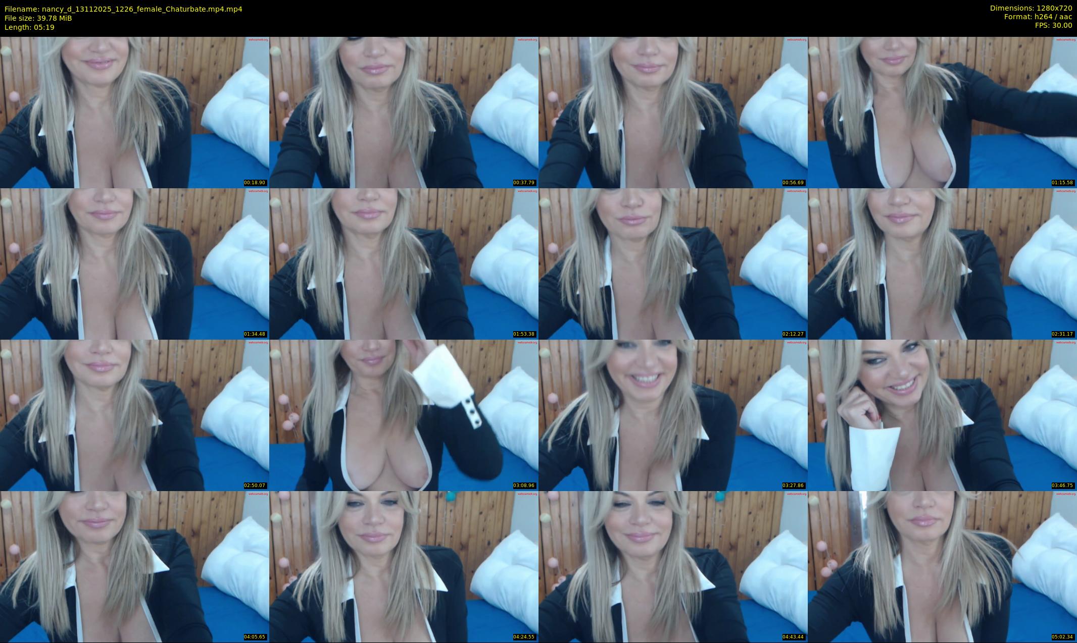 nancy_d — 6 minute Chaturbate female cam show recording, 720p, Nov 13, 2025
