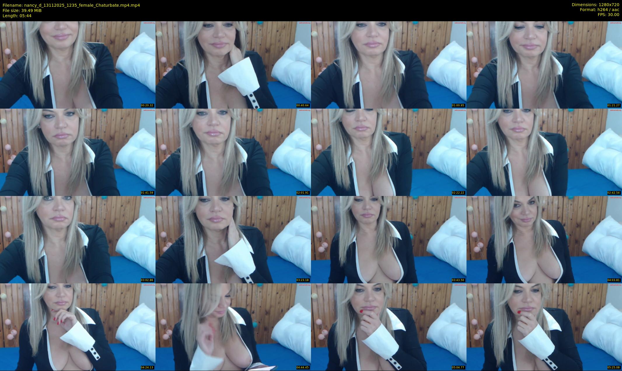 nancy_d — 6 minute Chaturbate female cam show recording, 720p, Nov 13, 2025
