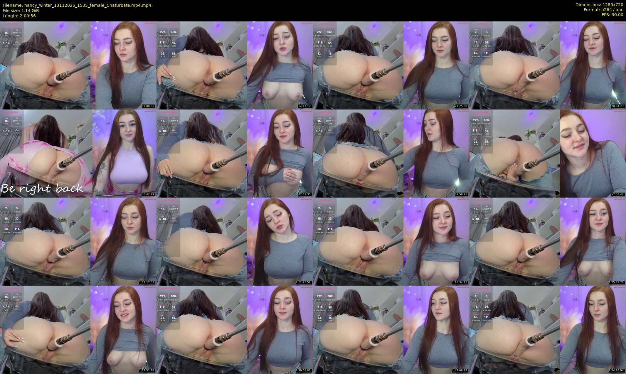 nancy_winter — 121 minute Chaturbate female cam show recording, 720p, Nov 13, 2025