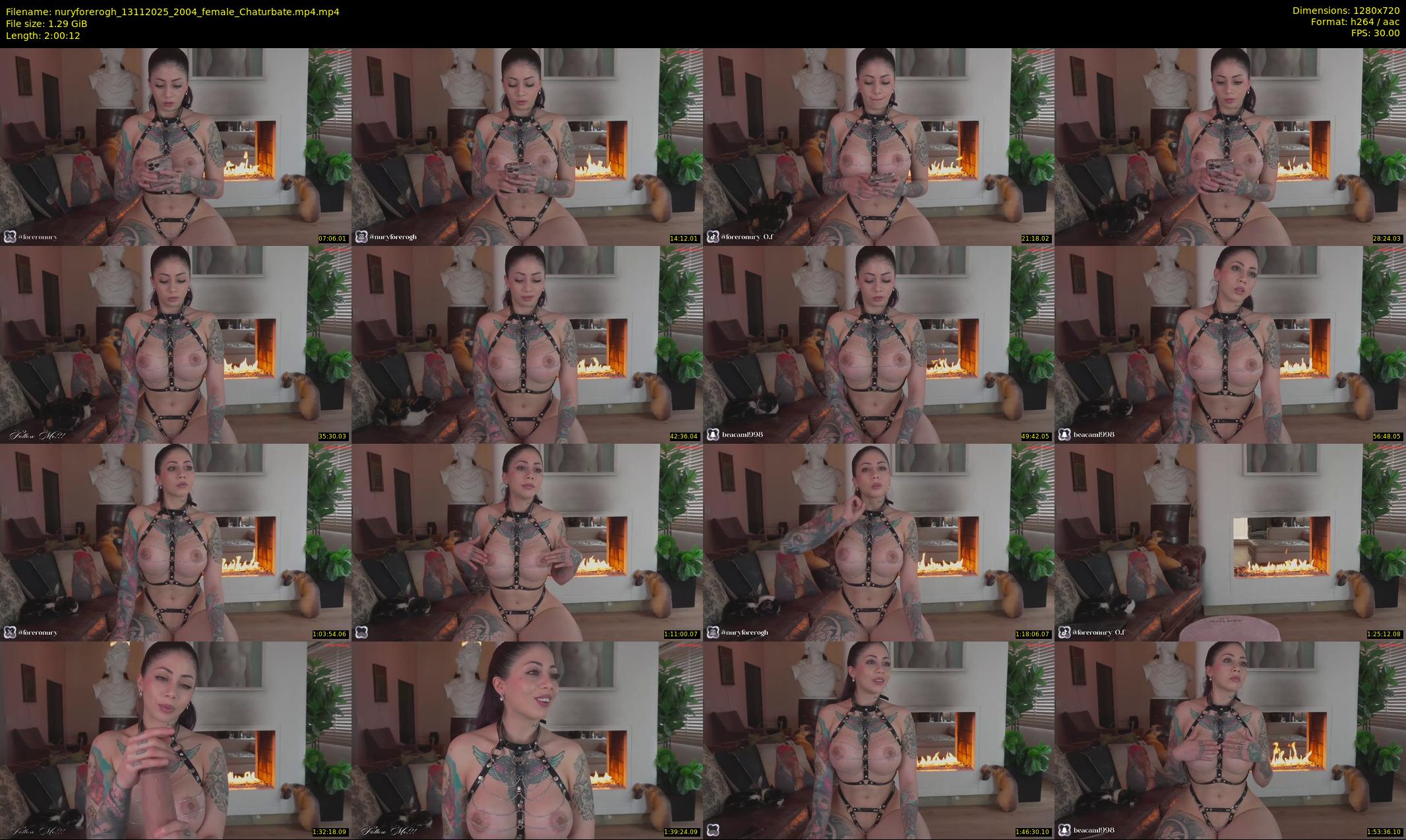nuryforerogh — 121 minute Chaturbate female cam show recording, 720p, Nov 13, 2025