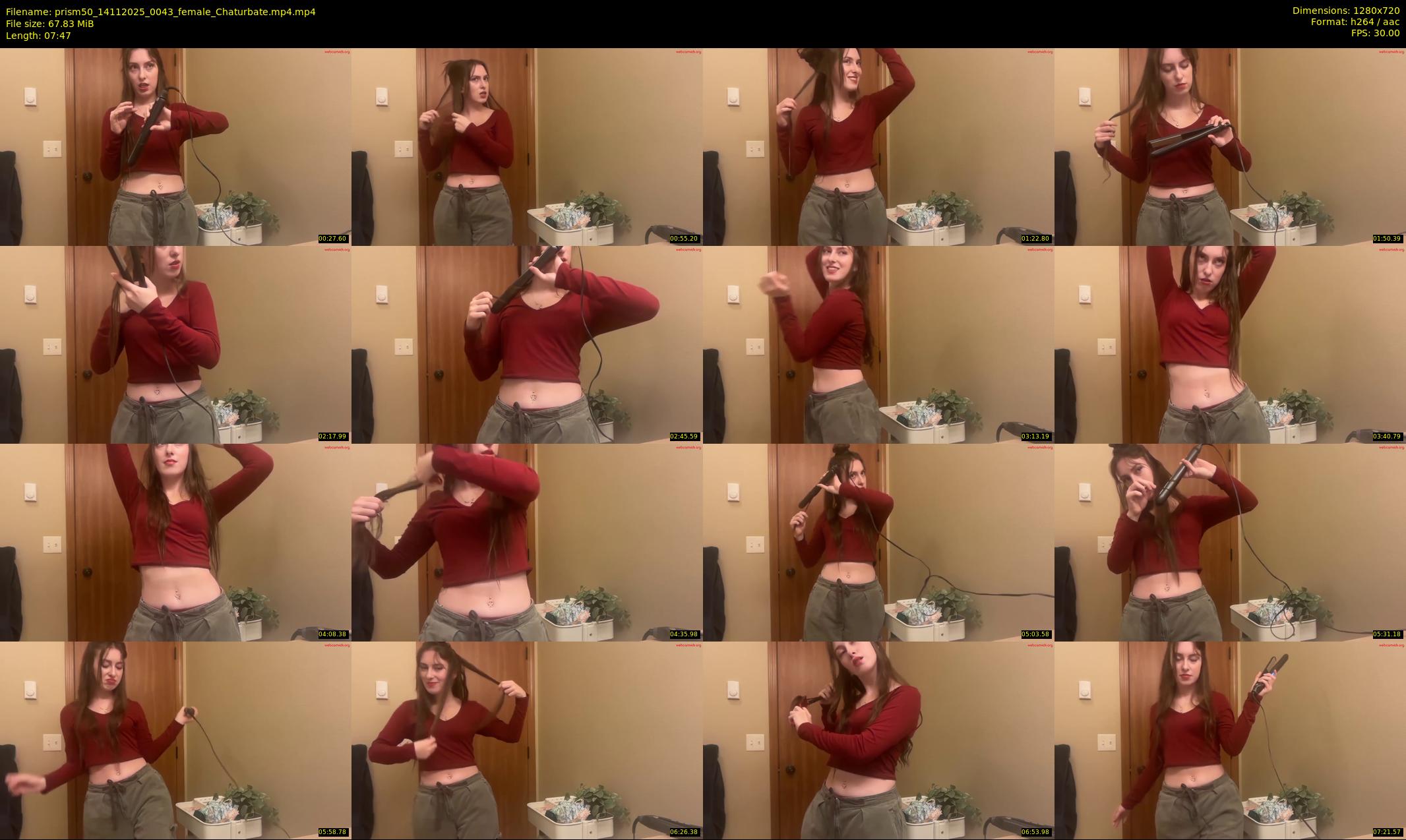 prism50 — 8 minute Chaturbate female cam show recording, 720p, Nov 14, 2025