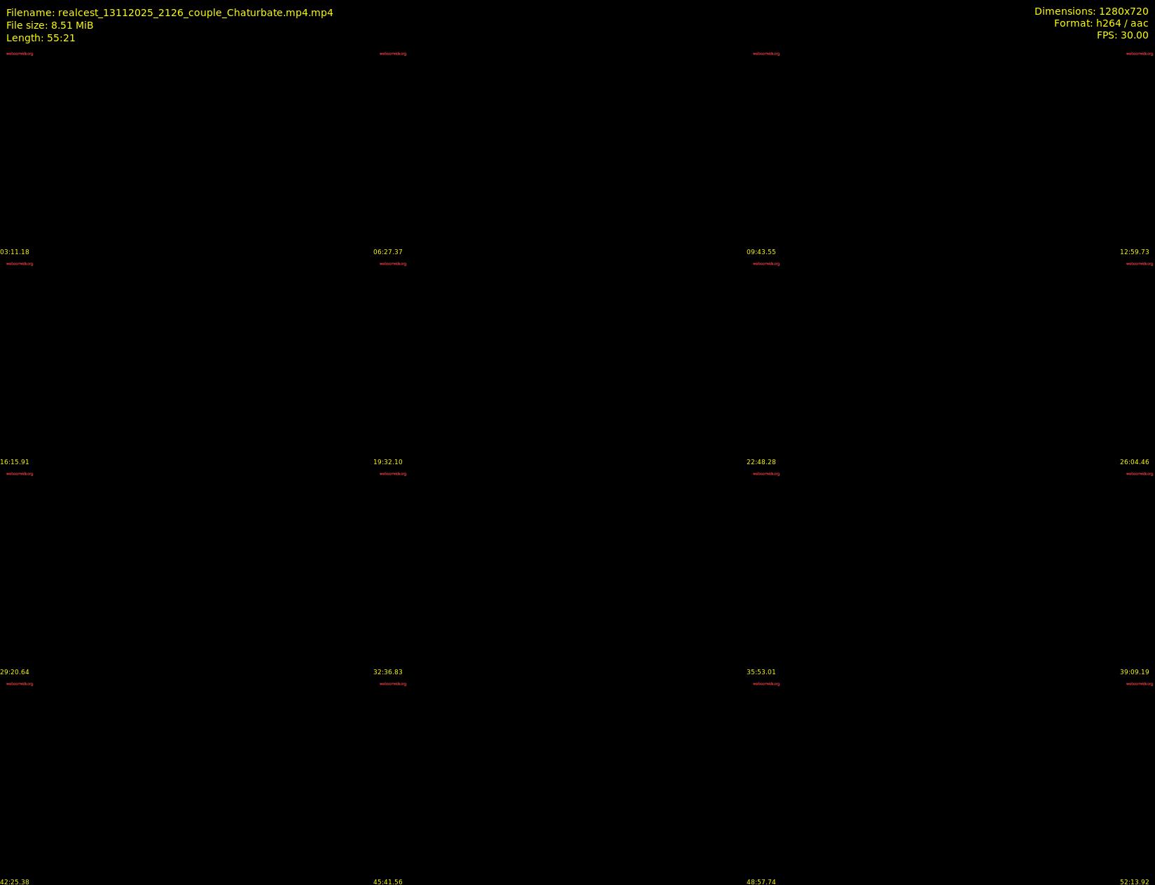realcest — 56 minute Chaturbate couple cam show recording, 720p, Nov 13, 2025