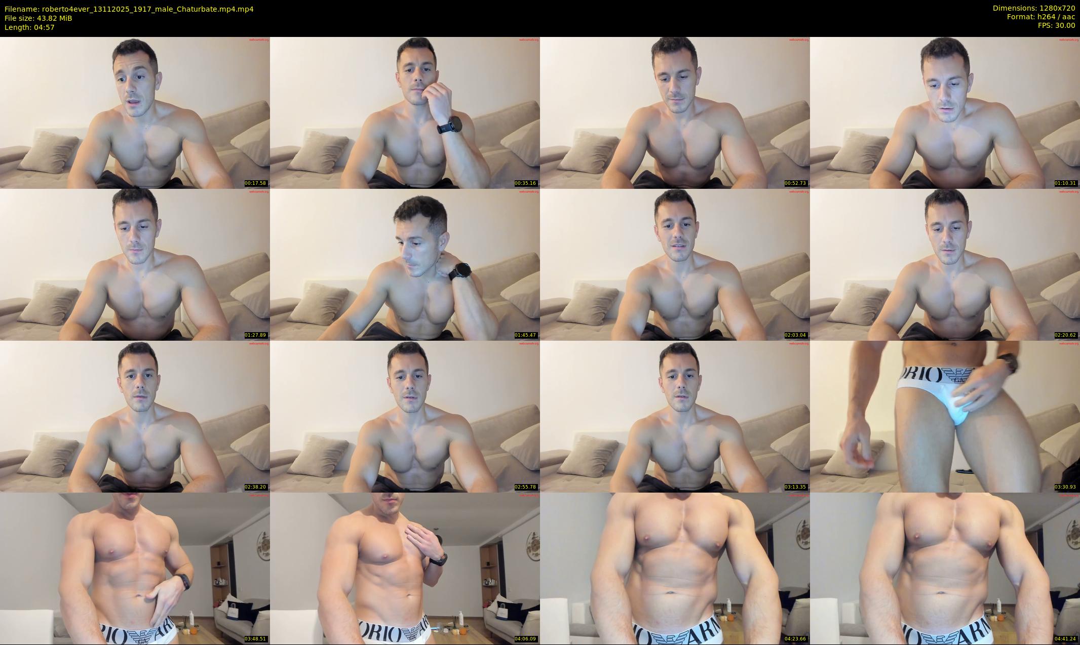 roberto4ever — 5 minute Chaturbate male cam show recording, 720p, Nov 13, 2025