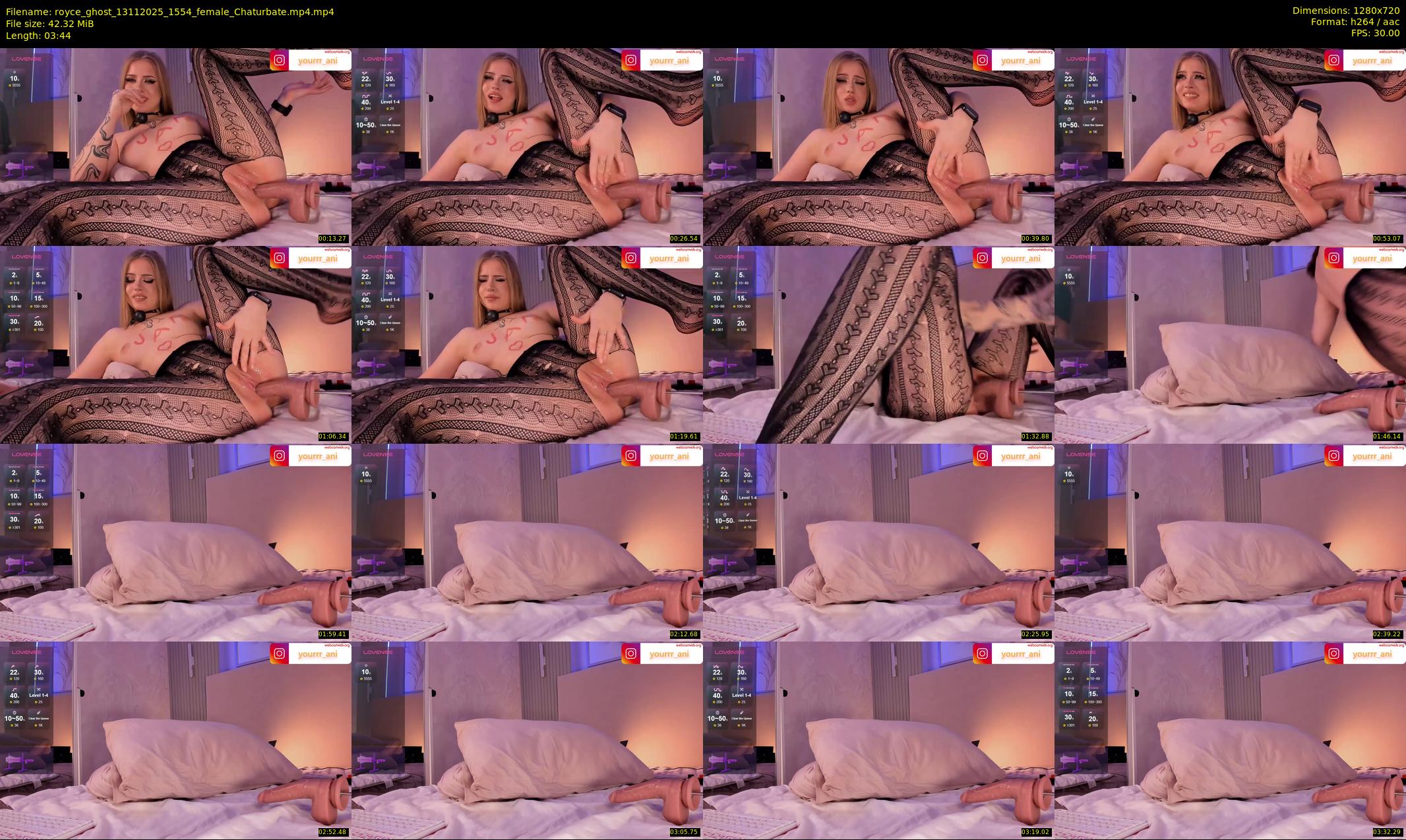 royce_ghost — 4 minute Chaturbate female cam show recording, 720p, Nov 13, 2025