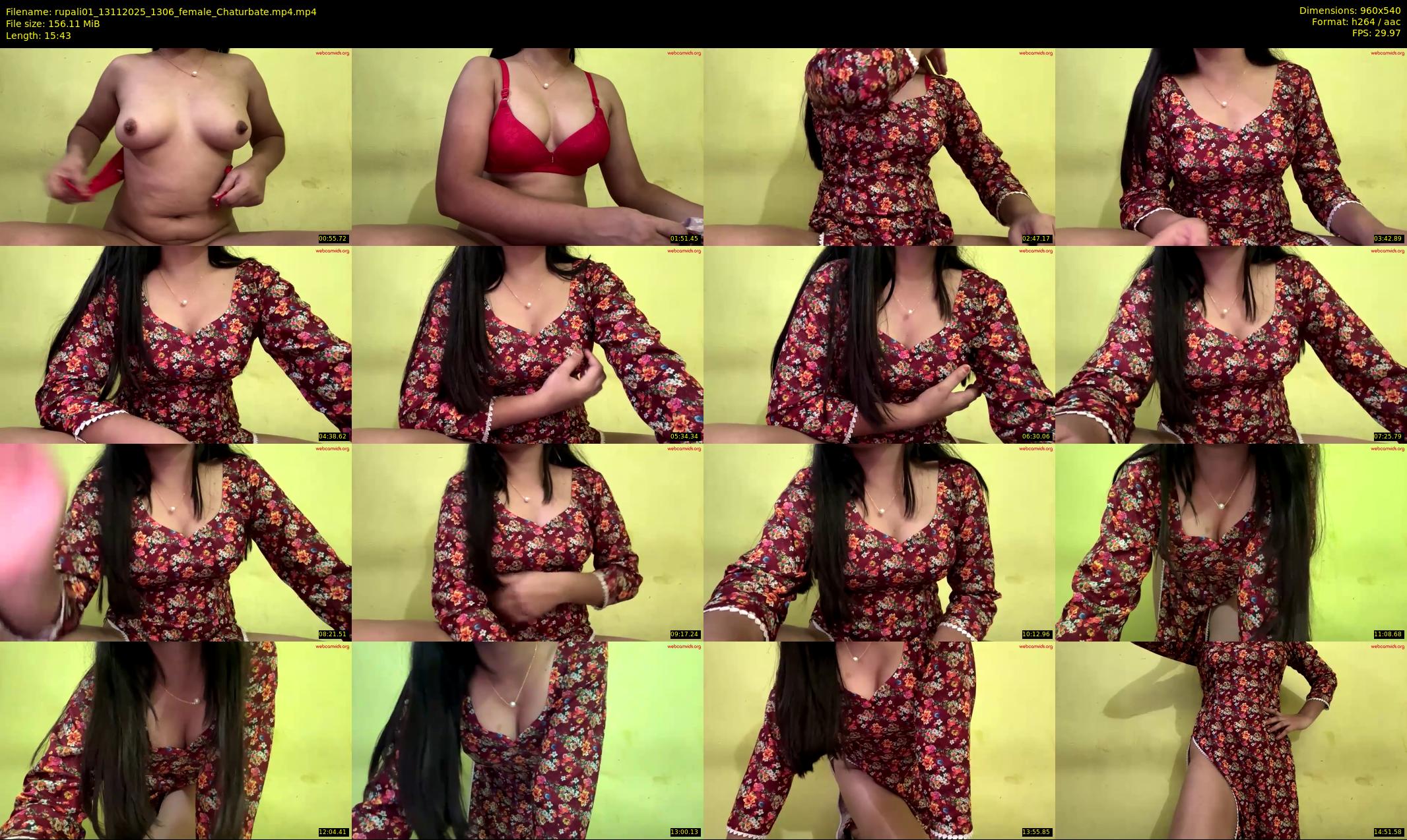 rupali01 — 16 minute Chaturbate female cam show recording, 480p, Nov 13, 2025