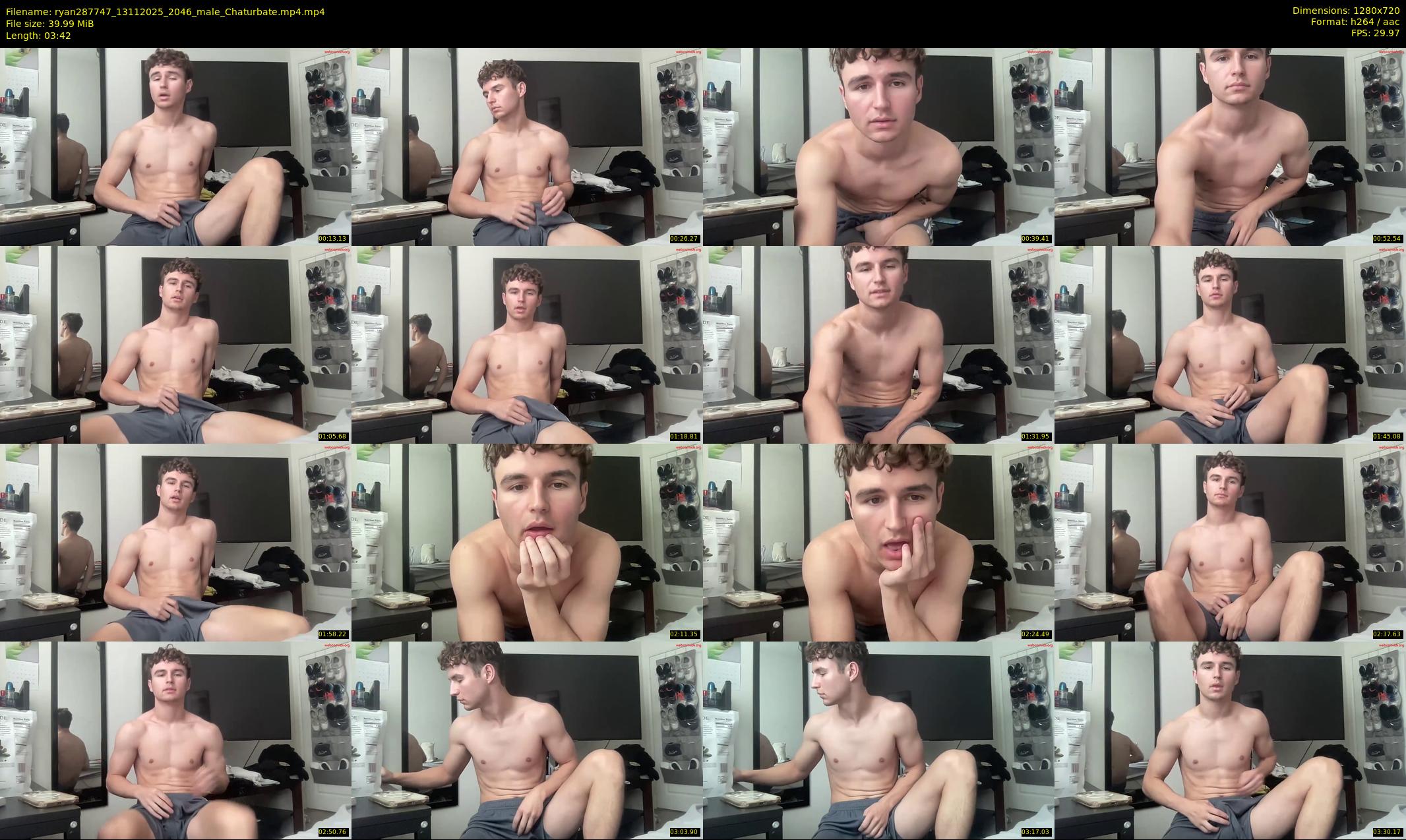 ryan287747 — 4 minute Chaturbate male cam show recording, 720p, Nov 13, 2025