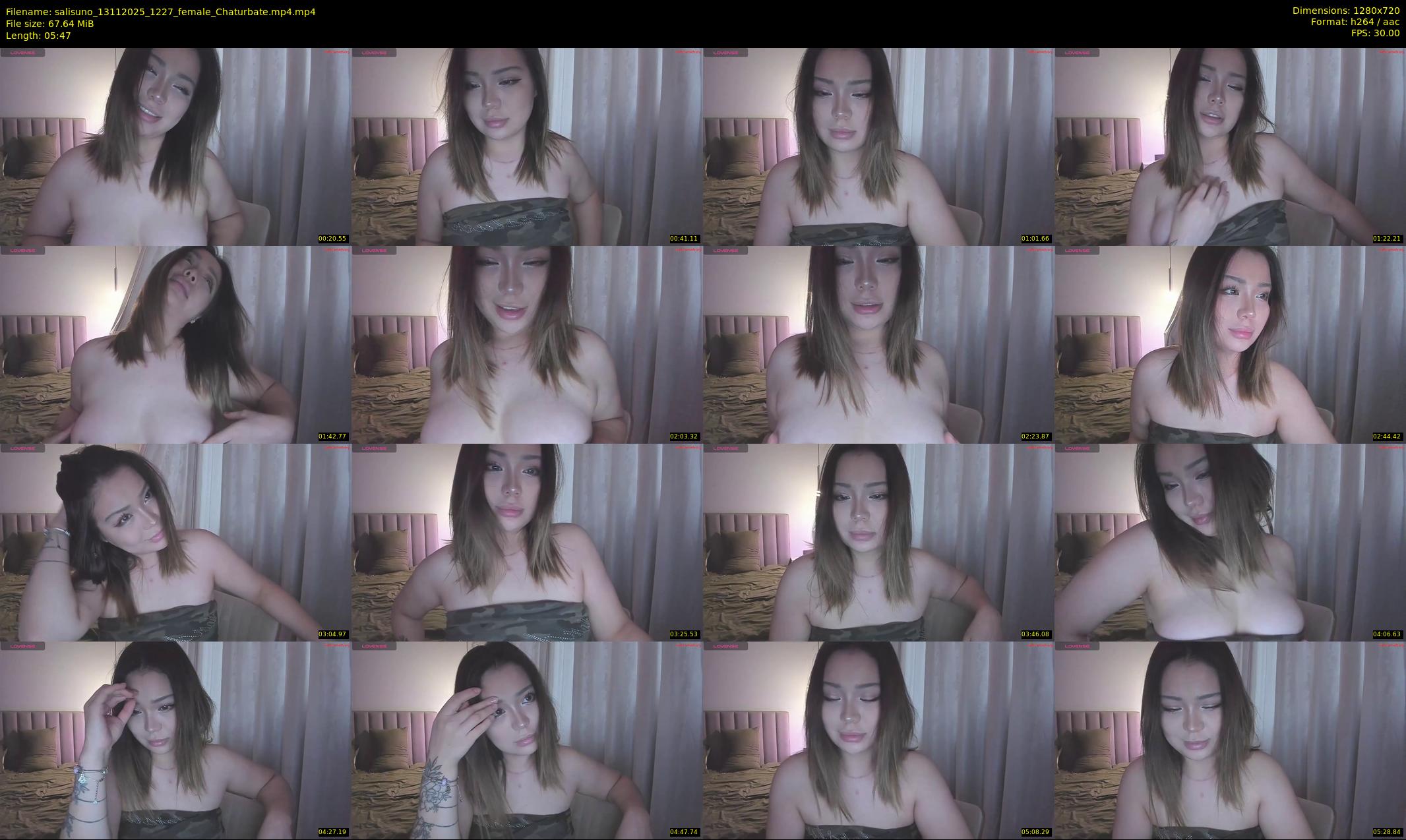 salisuno — 6 minute Chaturbate female cam show recording, 720p, Nov 13, 2025