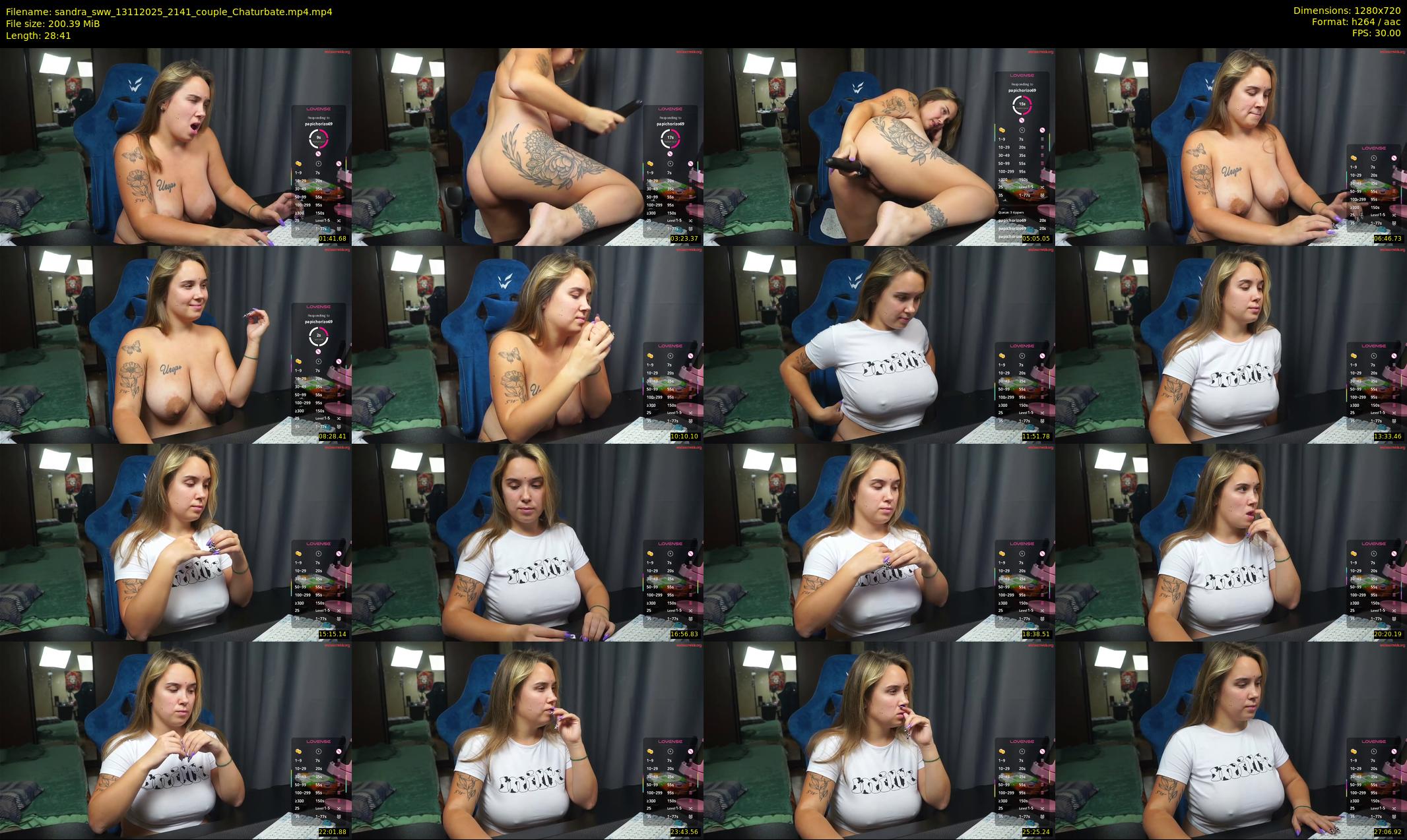 sandra_sww — 29 minute Chaturbate couple cam show recording, 720p, Nov 13, 2025