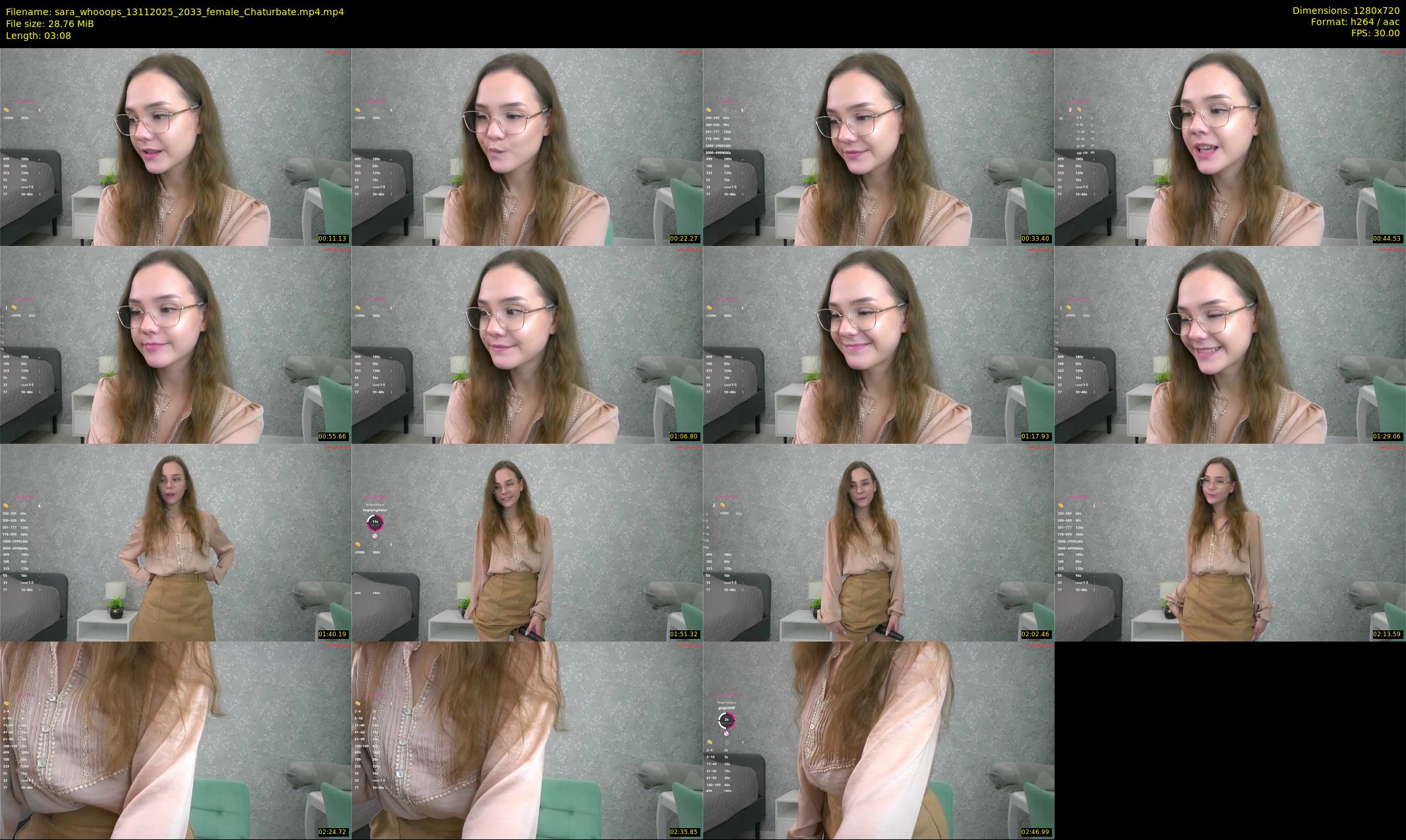sara_whooops — 4 minute Chaturbate female cam show recording, 720p, Nov 13, 2025