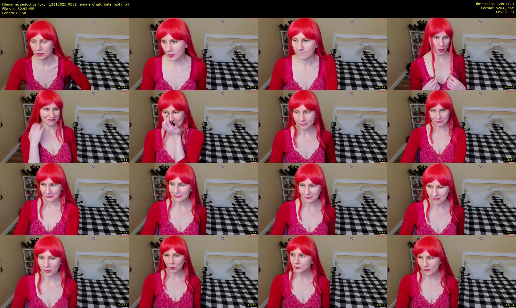 seductive_foxy_ — 4 minute Chaturbate female cam show recording, 720p, Nov 13, 2025