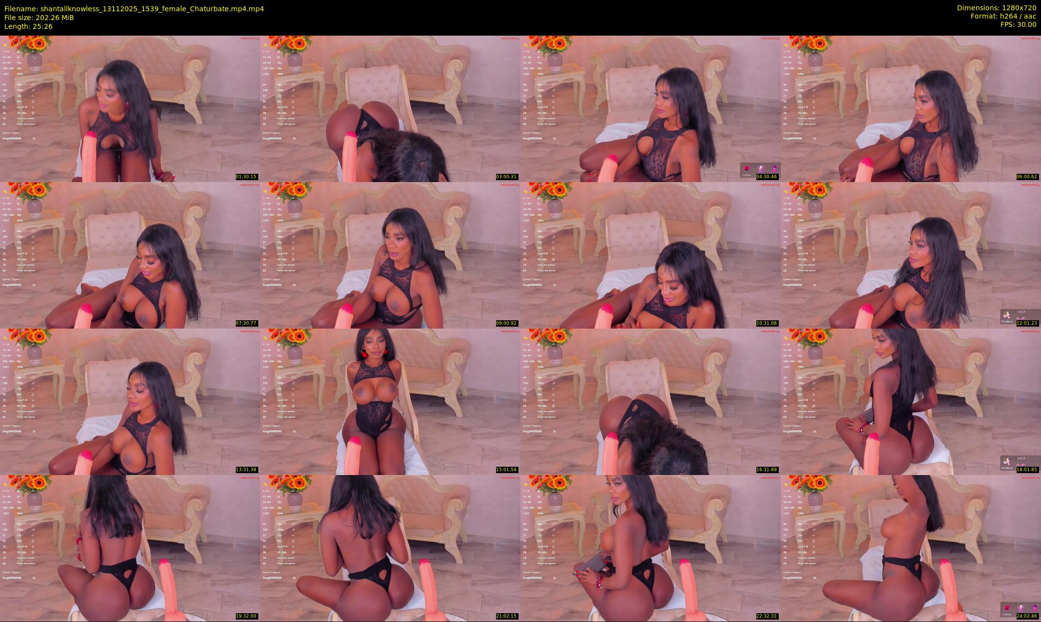 shantallknowless — 26 minute Chaturbate female cam show recording, 720p, Nov 13, 2025
