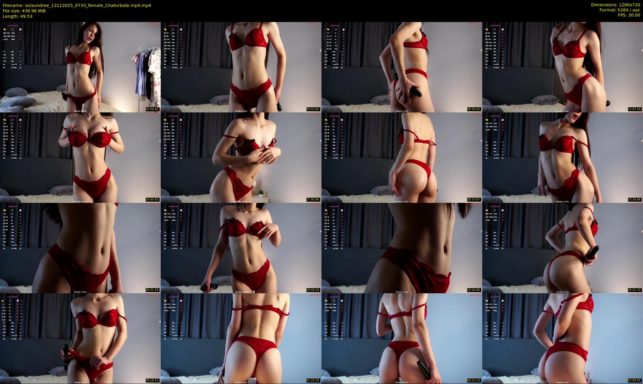 solaundree — 50 minute Chaturbate female cam show recording, 720p, Nov 13, 2025