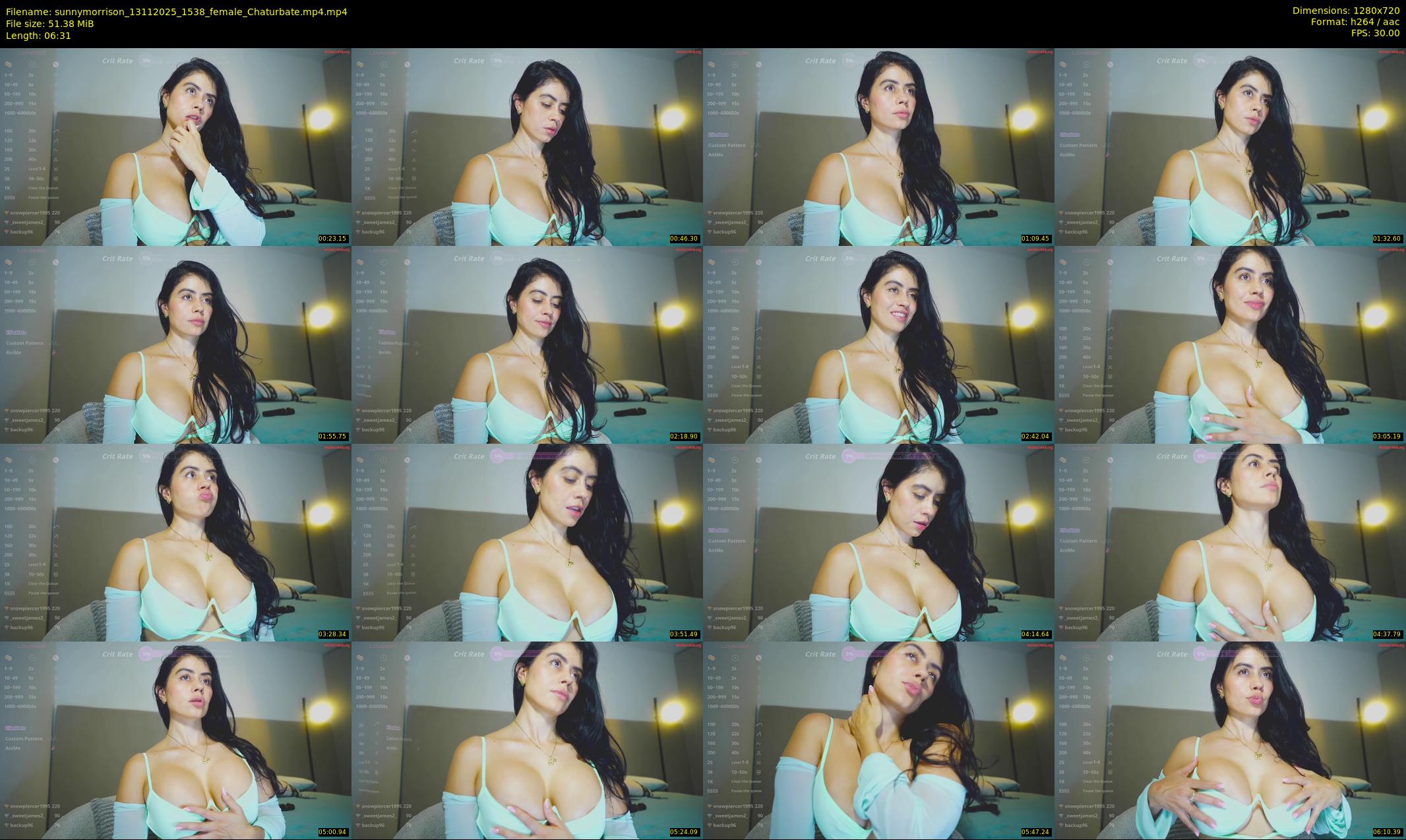 sunnymorrison — 7 minute Chaturbate female cam show recording, 720p, Nov 13, 2025