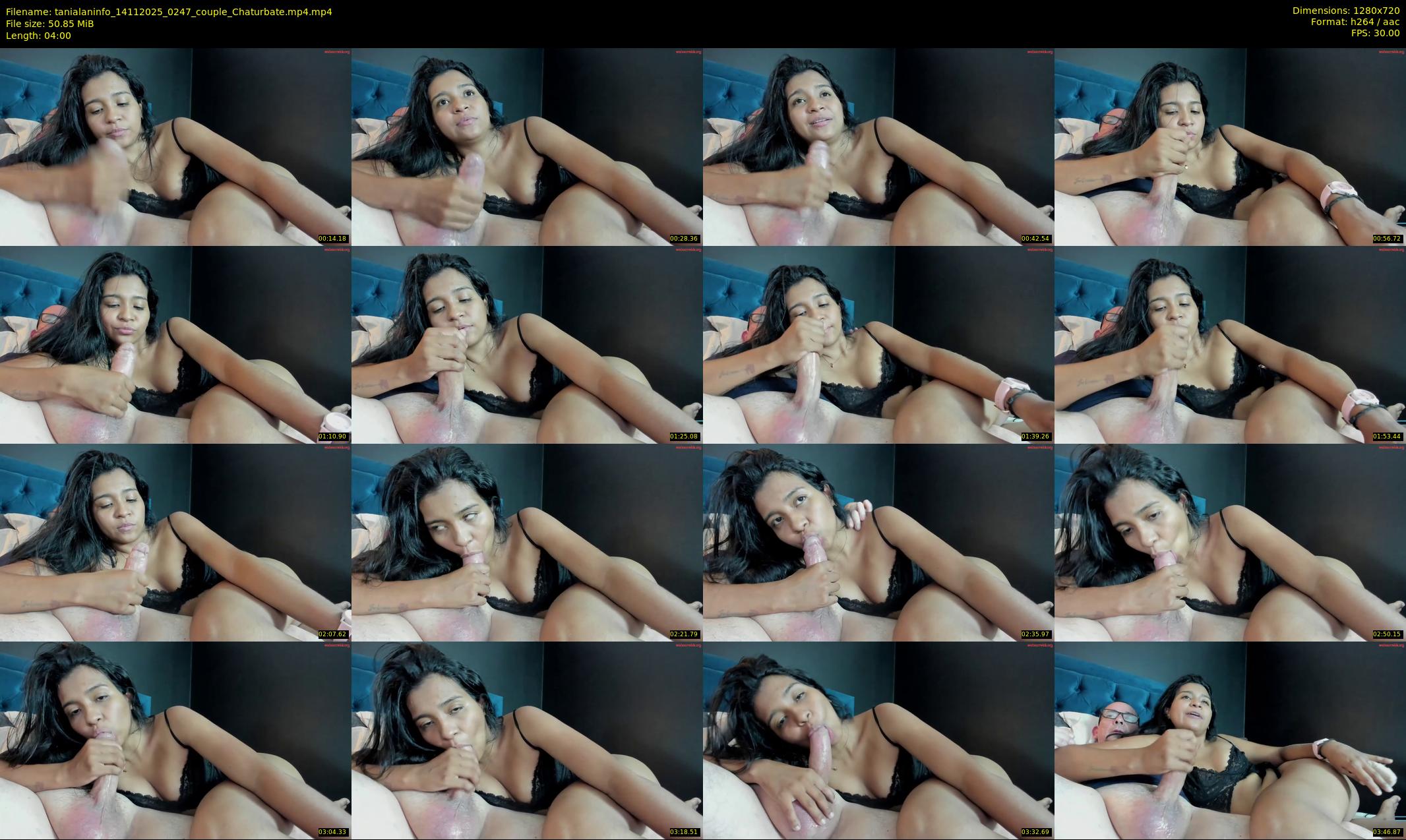 tanialaninfo — 4 minute Chaturbate couple cam show recording, 720p, Nov 14, 2025