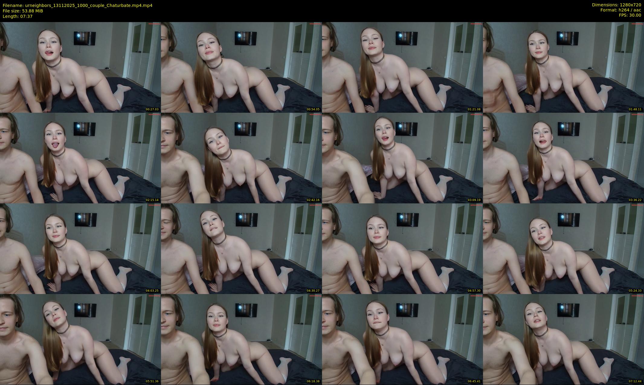urneighbors — 8 minute Chaturbate couple cam show recording, 720p, Nov 13, 2025