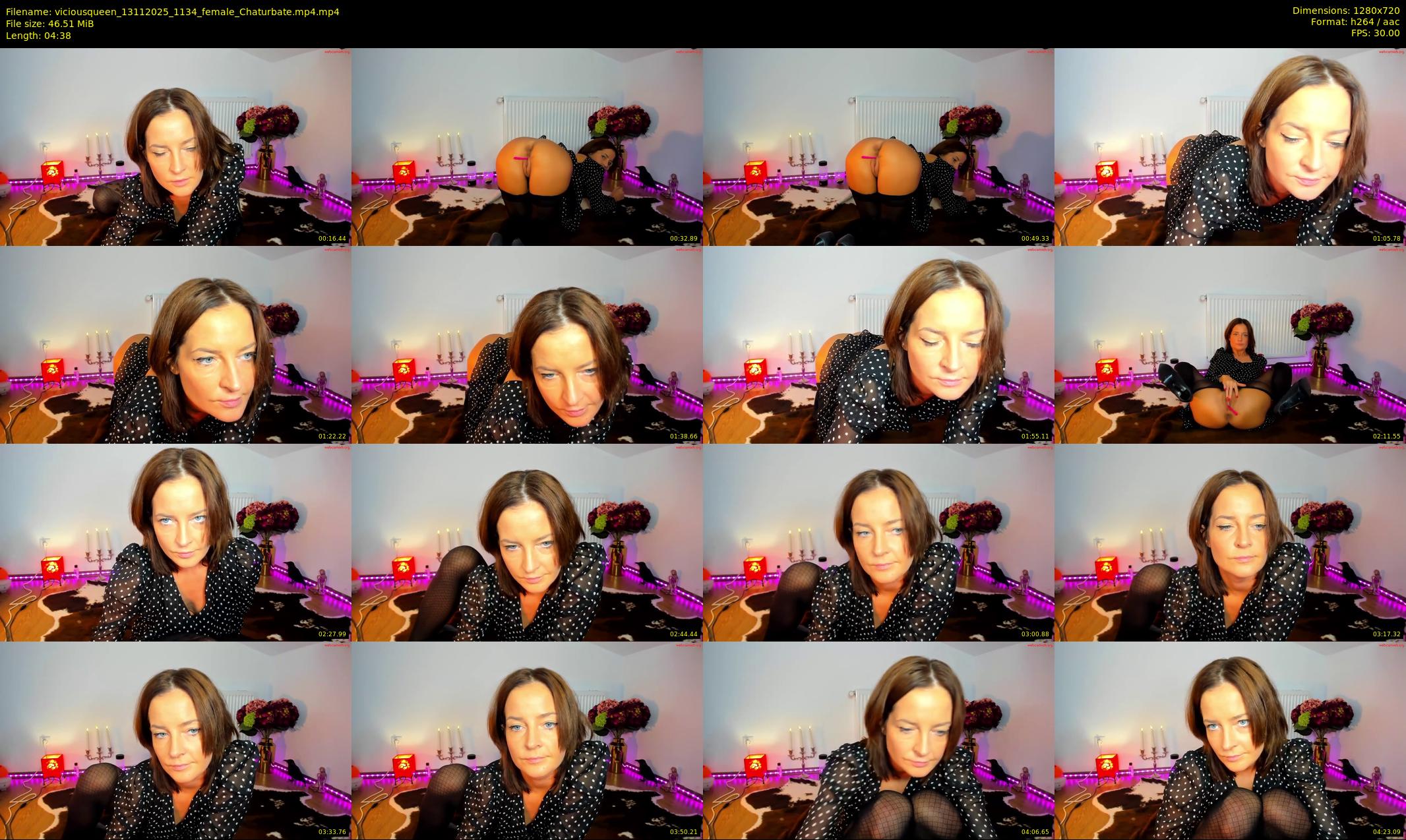 viciousqueen — 5 minute Chaturbate female cam show recording, 720p, Nov 13, 2025