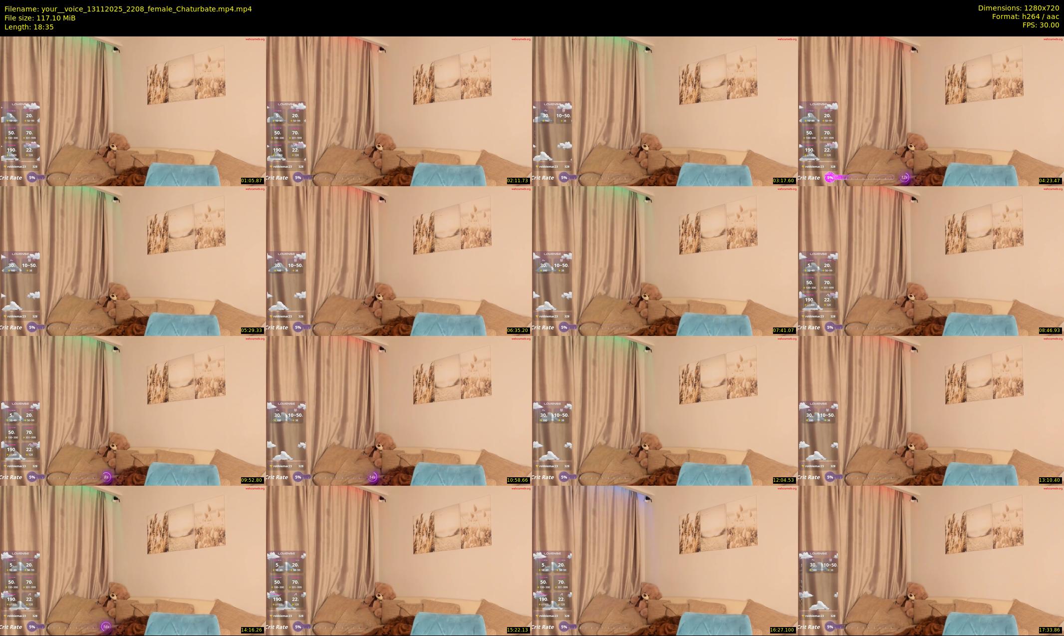 your__voice — 19 minute Chaturbate female cam show recording, 720p, Nov 13, 2025