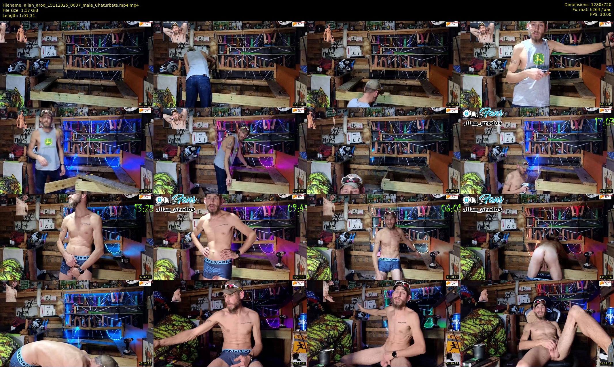 allan_arod — 62 minute Chaturbate male cam show recording, 720p, Nov 15, 2025