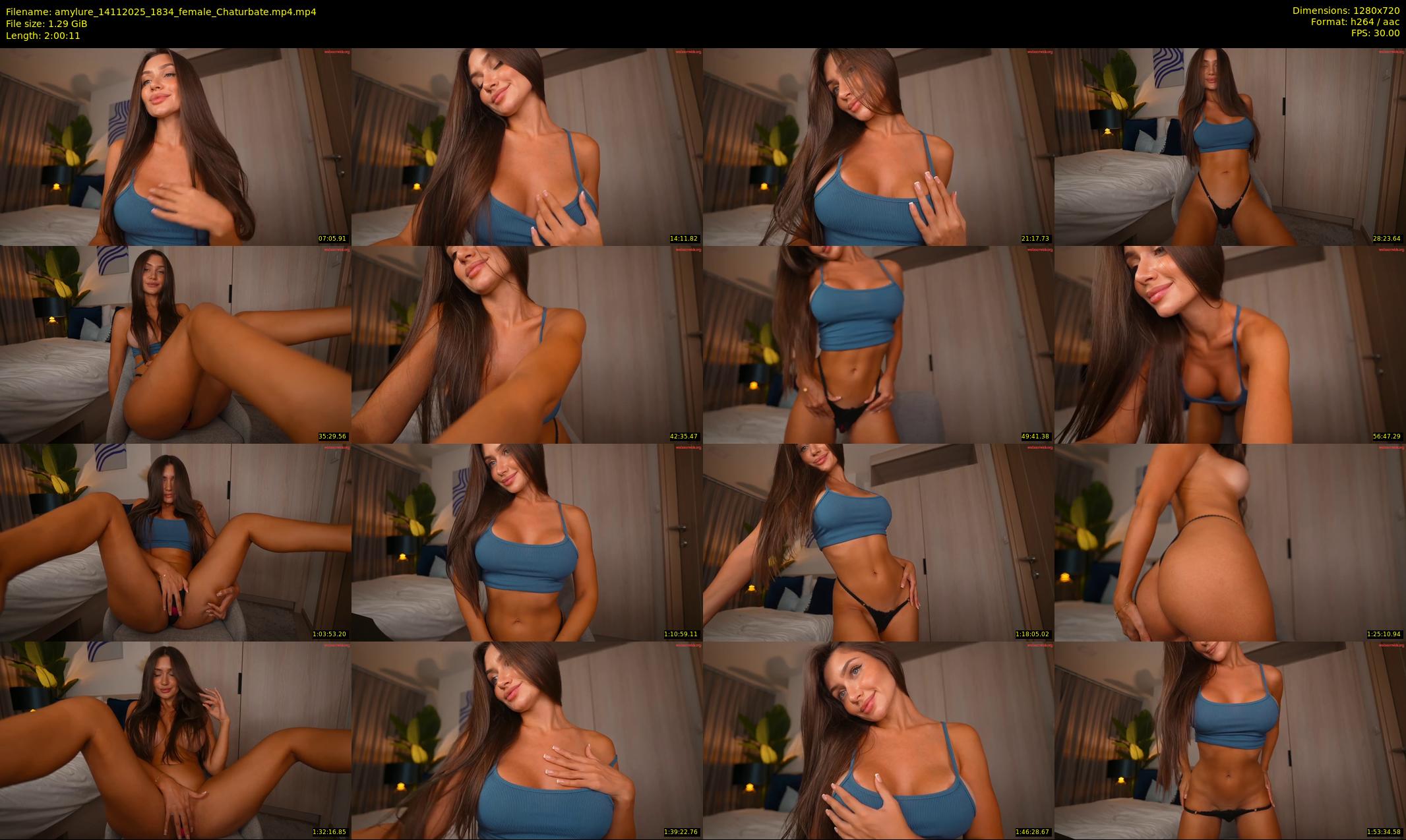 amylure — 121 minute Chaturbate female cam show recording, 720p, Nov 14, 2025