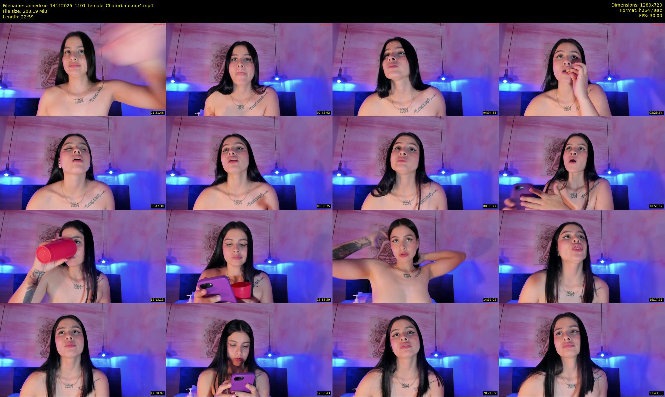 annedixie — 23 minute Chaturbate female cam show recording, 720p, Nov 14, 2025