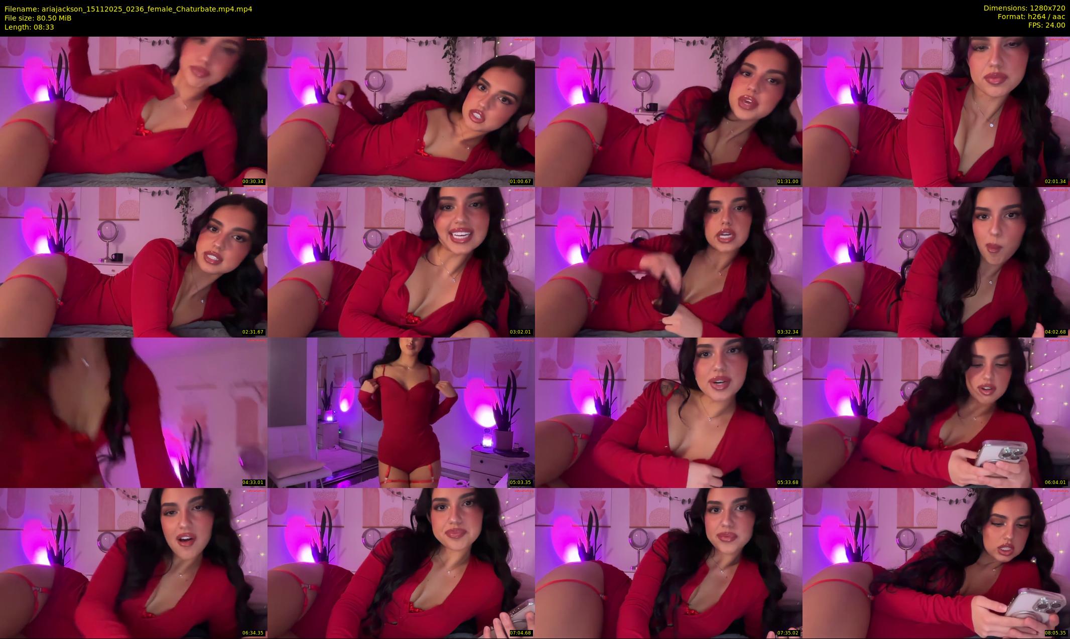 ariajackson — 9 minute Chaturbate female cam show recording, 720p, Nov 15, 2025