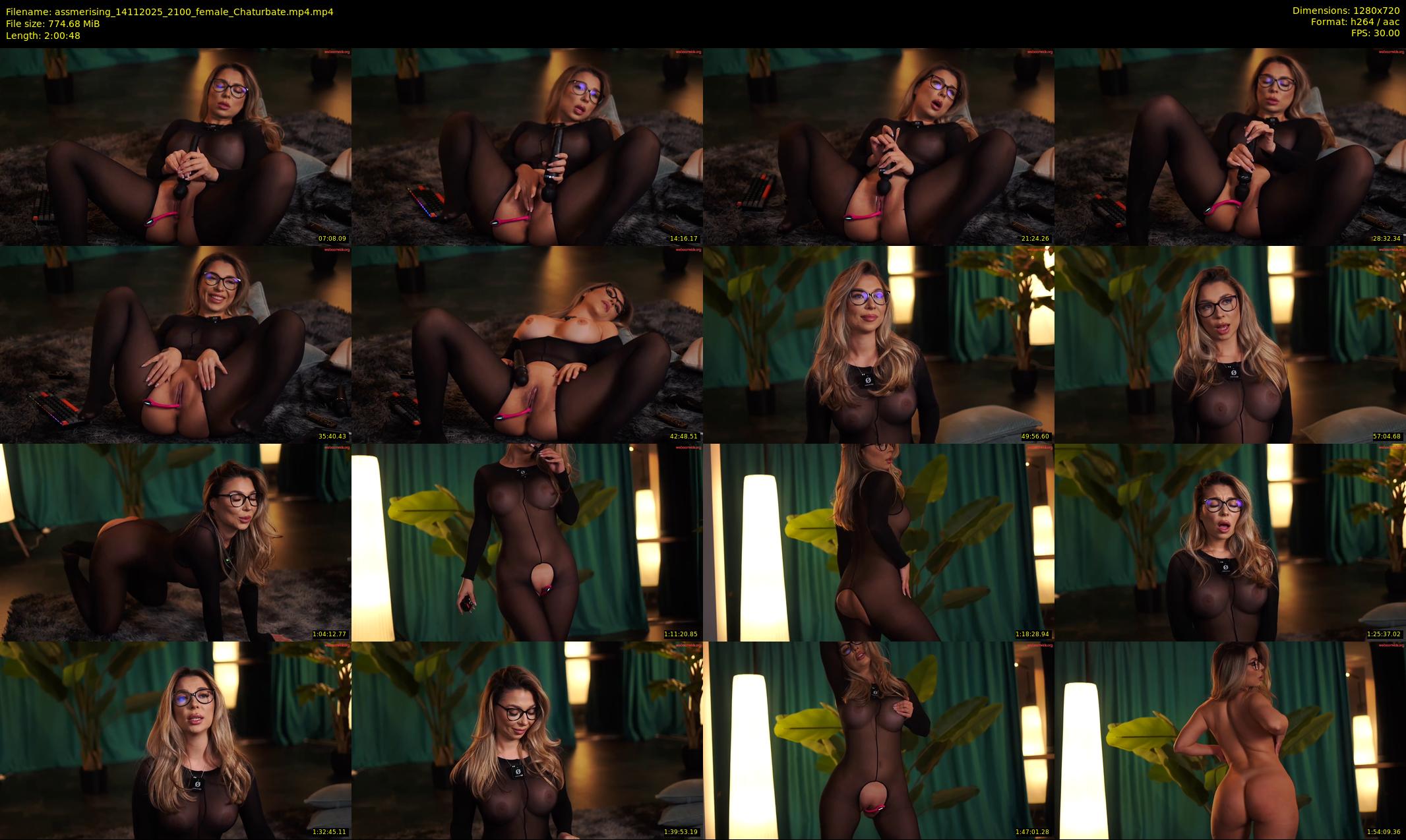 assmerising — 121 minute Chaturbate female cam show recording, 720p, Nov 14, 2025