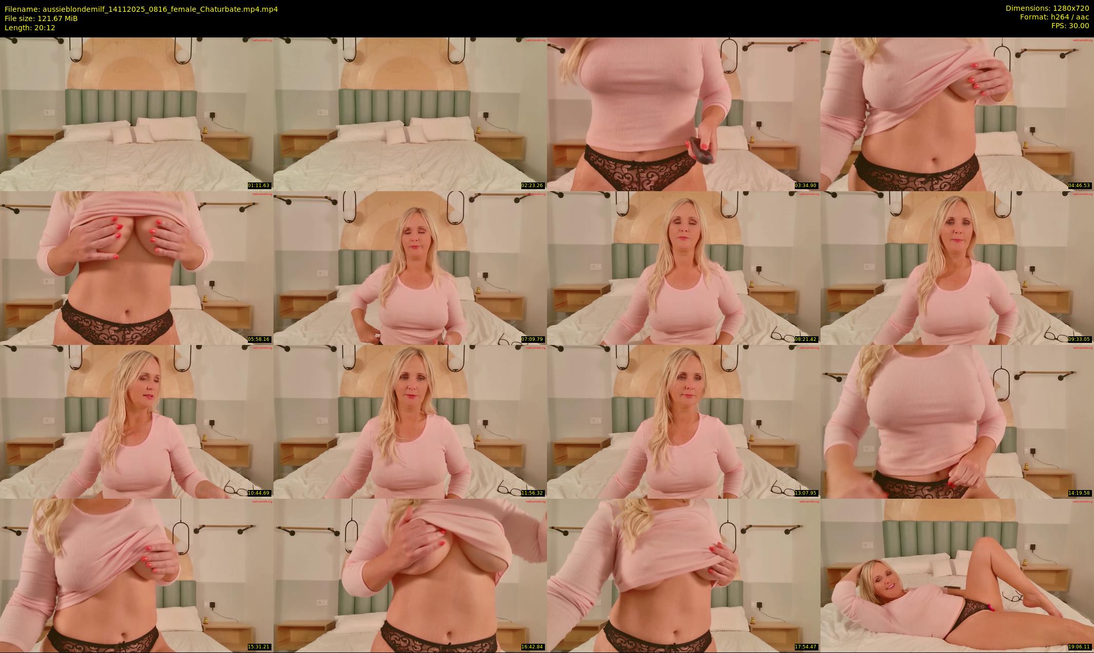aussieblondemilf — 21 minute Chaturbate female cam show recording, 720p, Nov 14, 2025