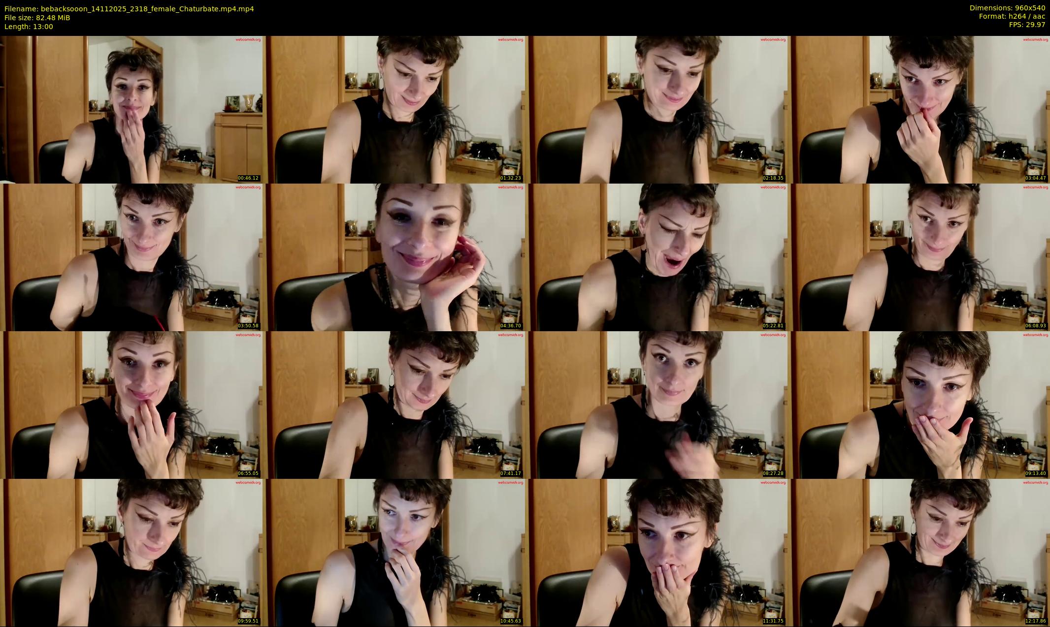 bebacksooon — 13 minute Chaturbate female cam show recording, 480p, Nov 14, 2025