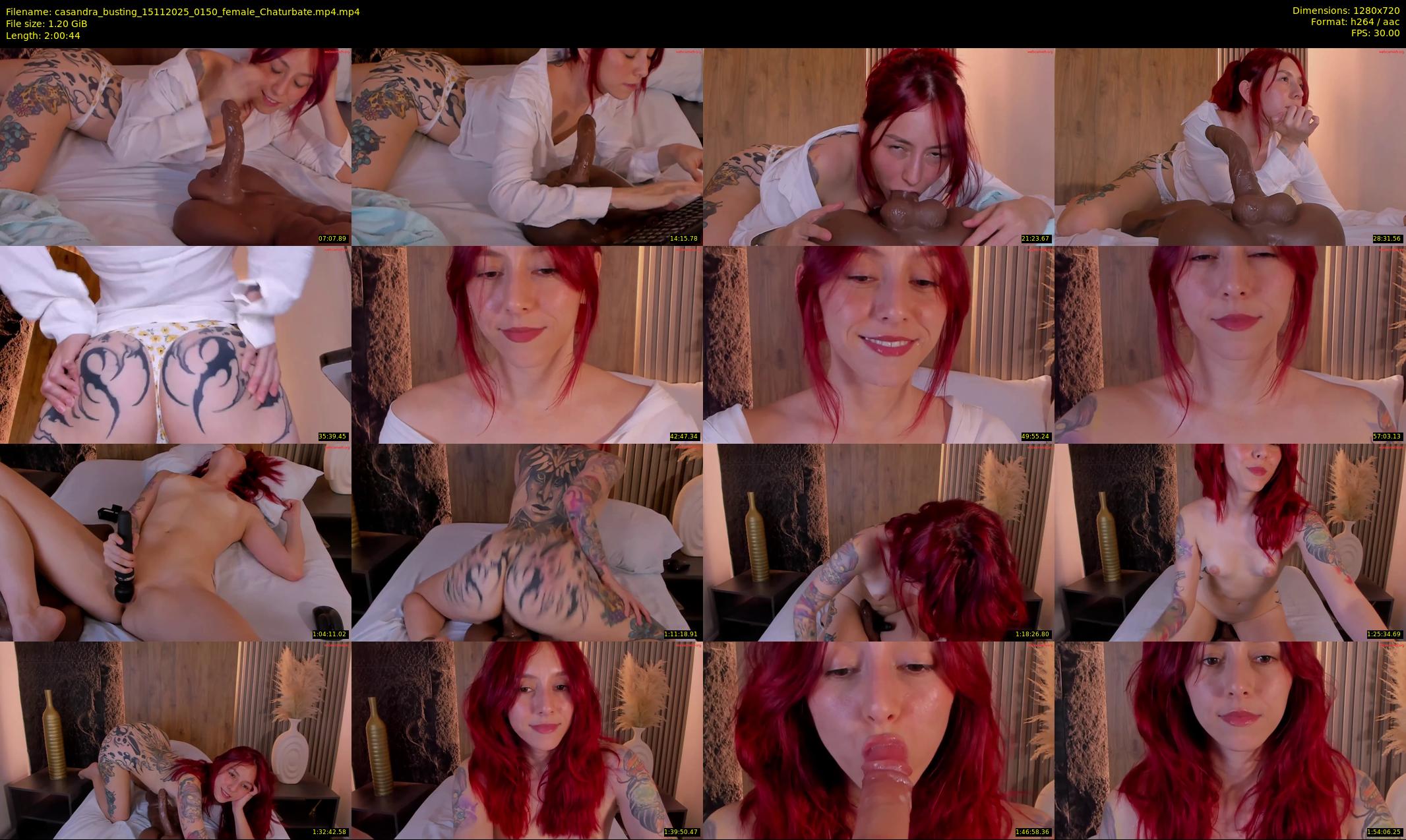 casandra_busting — 121 minute Chaturbate female cam show recording, 720p, Nov 15, 2025