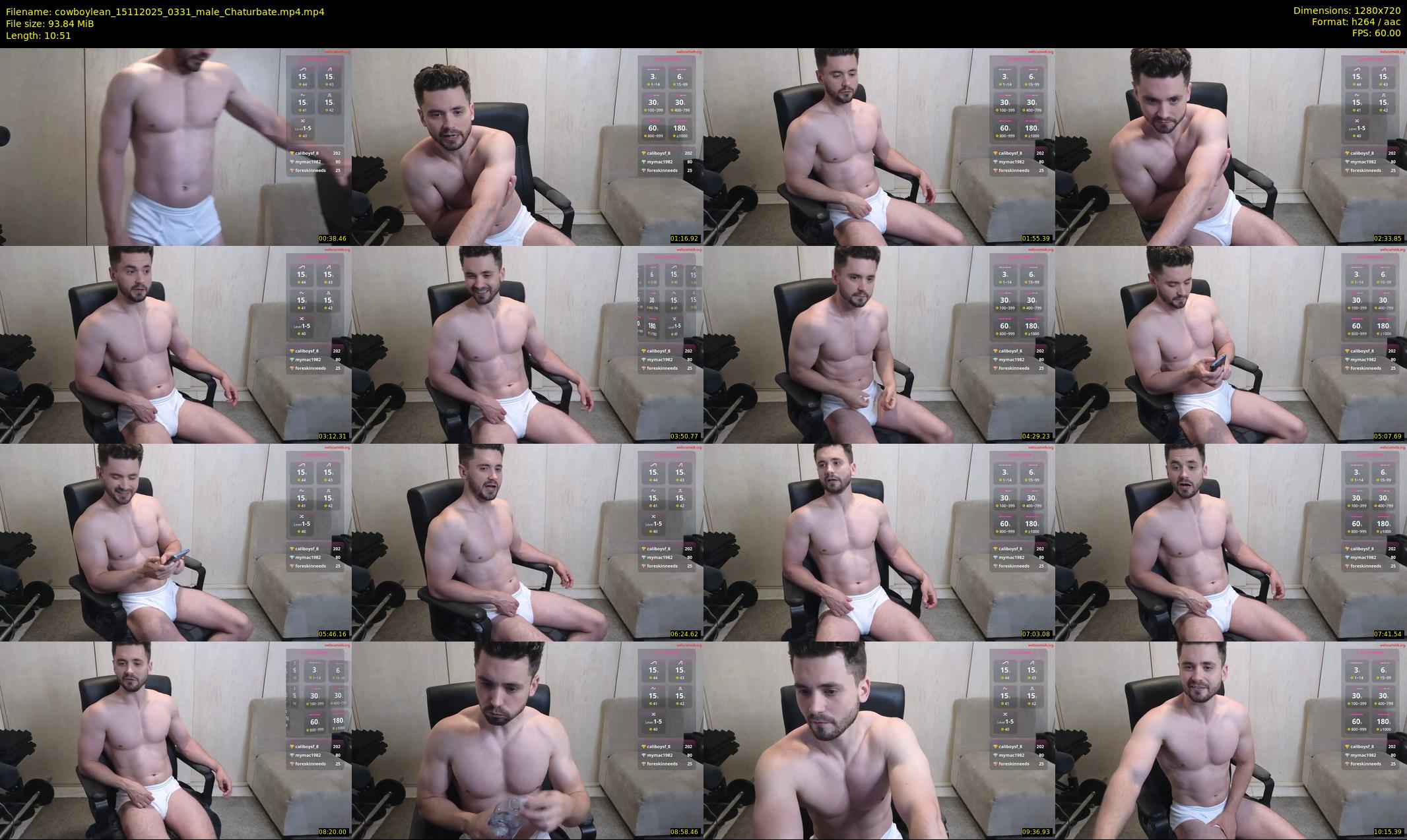cowboylean — 11 minute Chaturbate male cam show recording, 720p, Nov 15, 2025