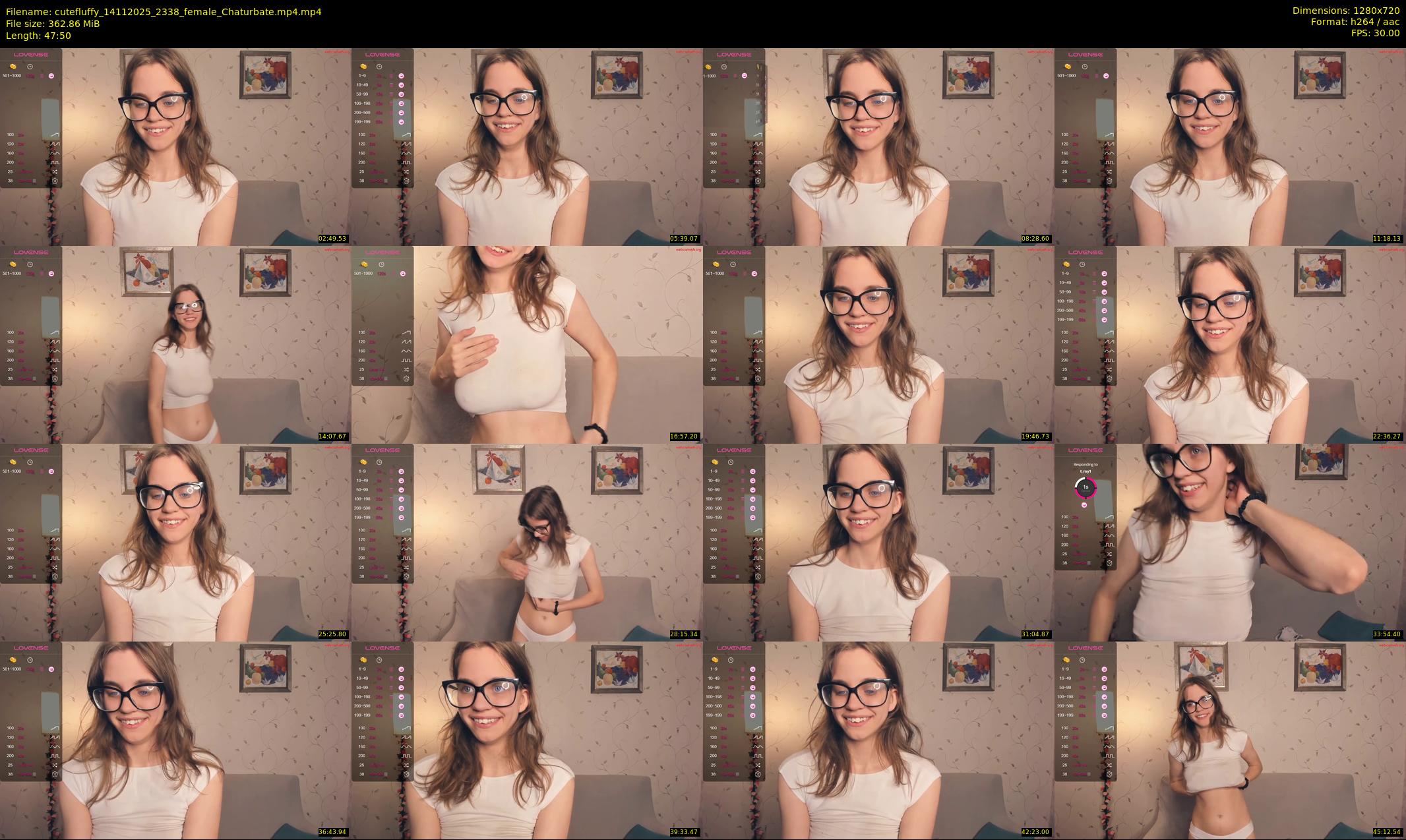 cutefluffy — 48 minute Chaturbate female cam show recording, 720p, Nov 14, 2025