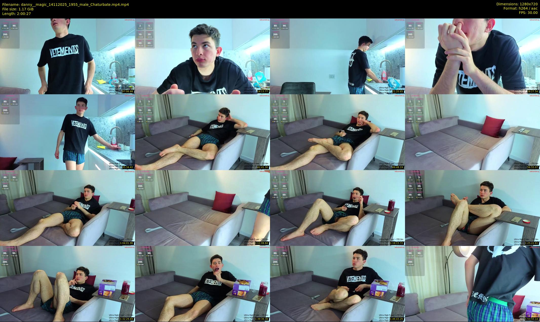 danny__magic — 121 minute Chaturbate male cam show recording, 720p, Nov 14, 2025