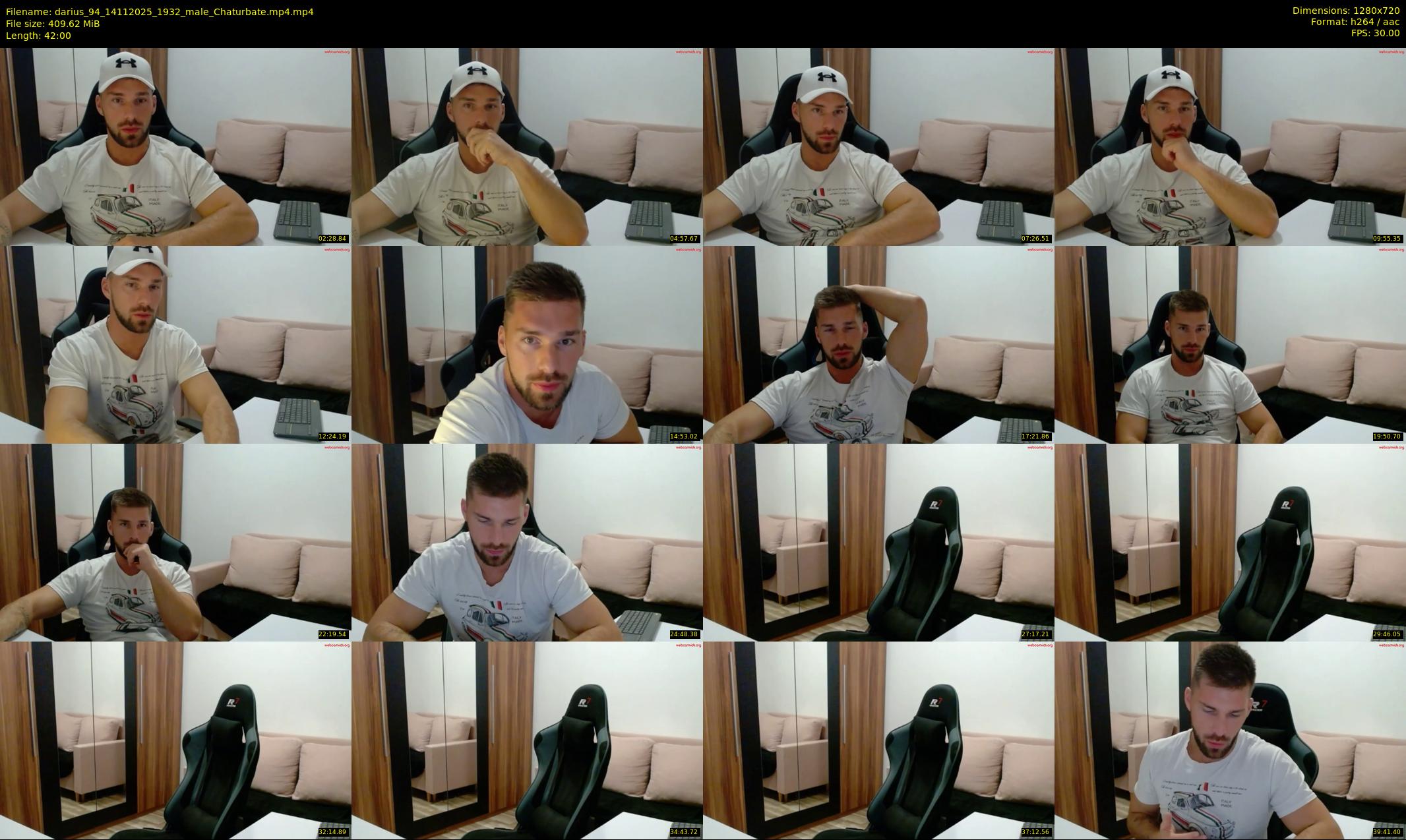darius_94 — 42 minute Chaturbate male cam show recording, 720p, Nov 14, 2025