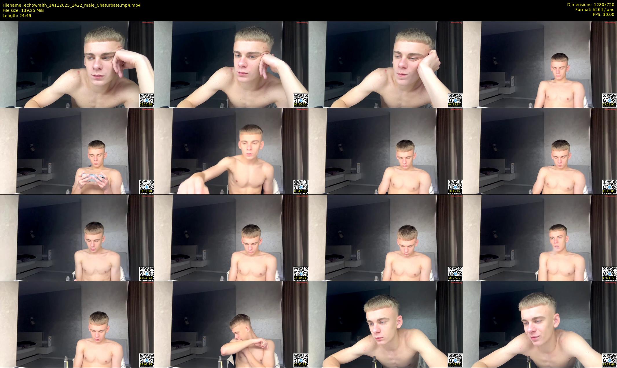 echowraith — 25 minute Chaturbate male cam show recording, 720p, Nov 14, 2025