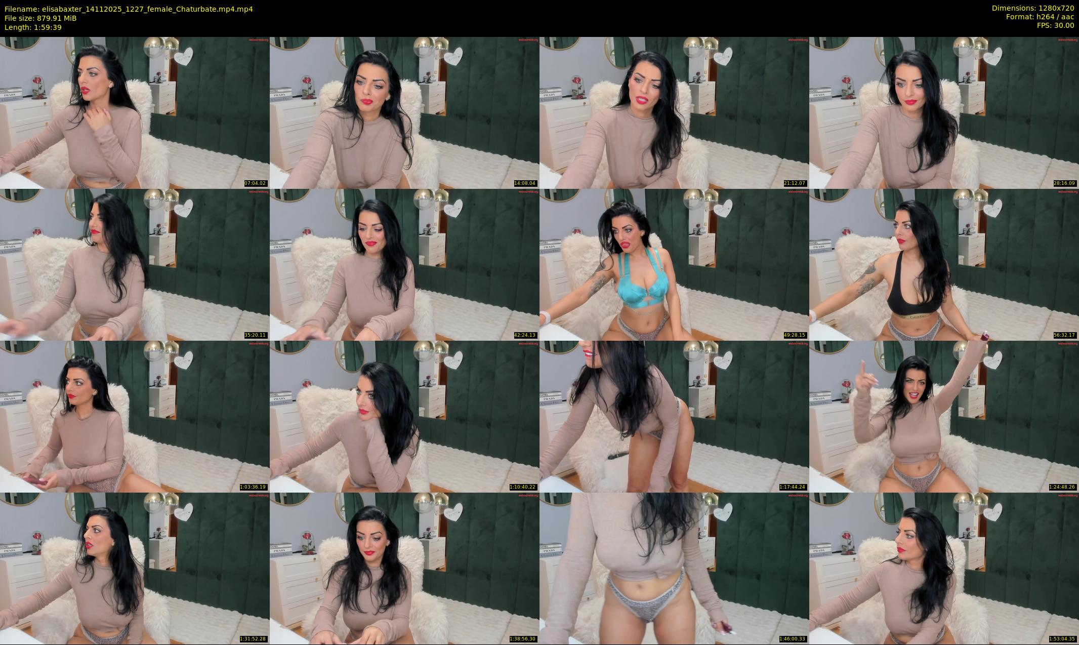 elisabaxter — 120 minute Chaturbate female cam show recording, 720p, Nov 14, 2025