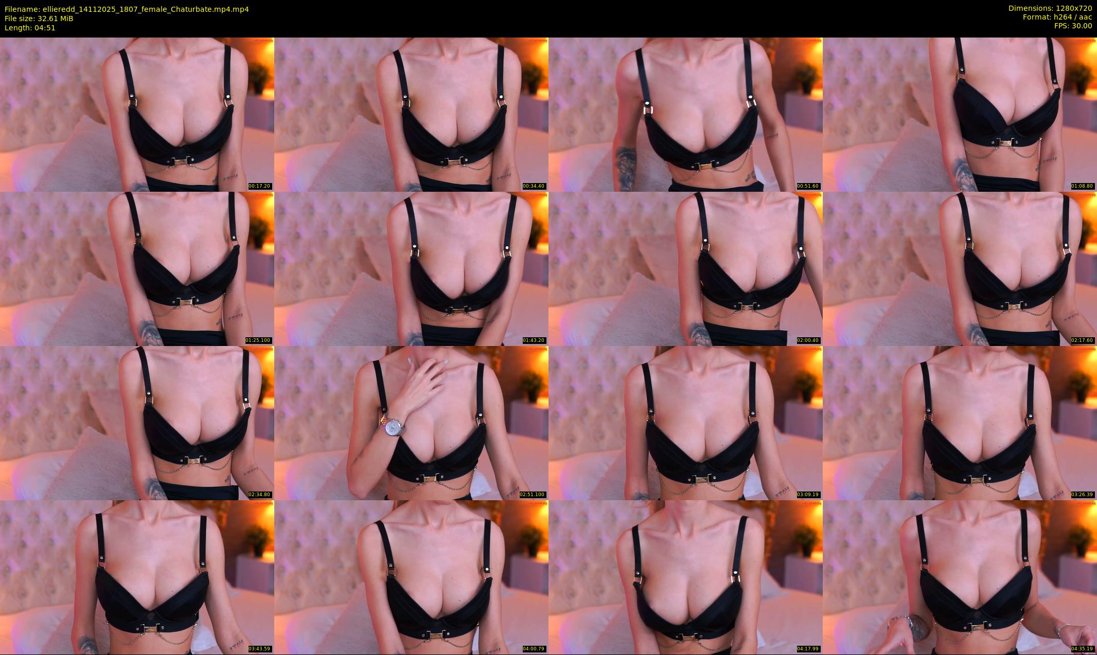 ellieredd — 5 minute Chaturbate female cam show recording, 720p, Nov 14, 2025
