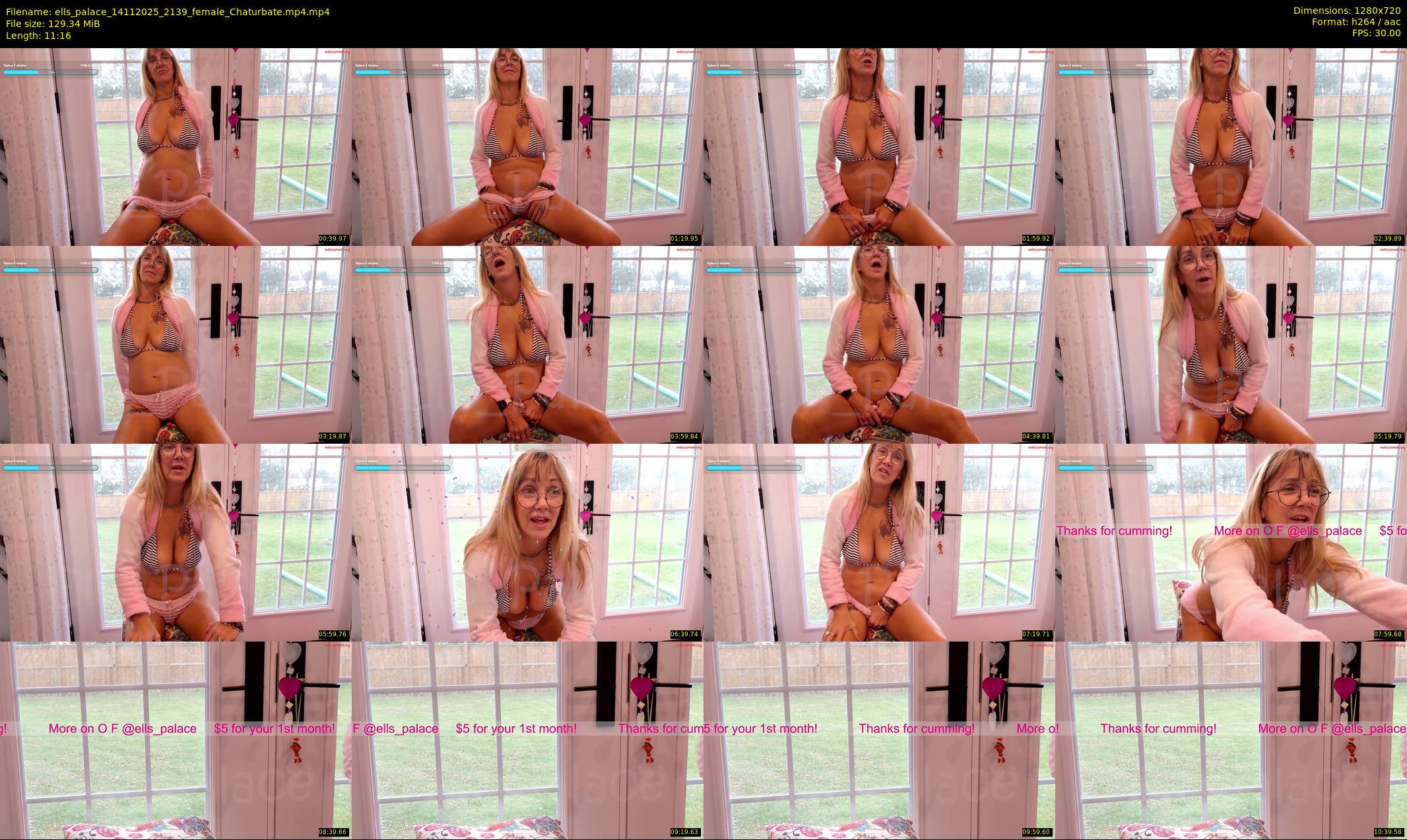 ells_palace — 12 minute Chaturbate female cam show recording, 720p, Nov 14, 2025