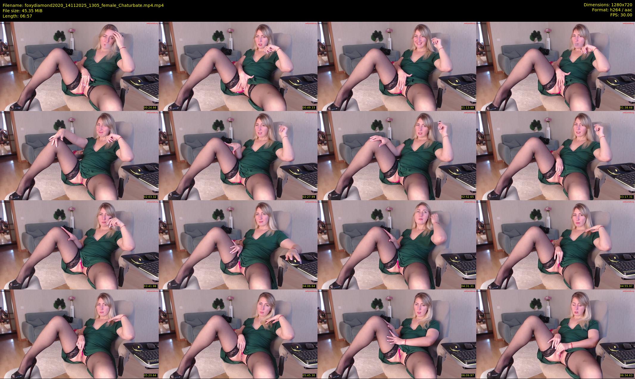 foxydiamond2020 — 7 minute Chaturbate female cam show recording, 720p, Nov 14, 2025