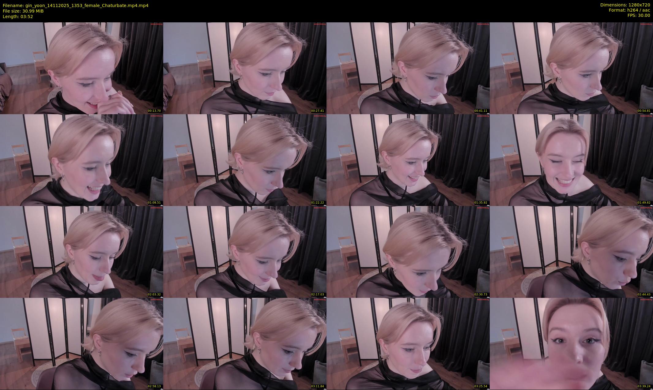 gin_yoon — 4 minute Chaturbate female cam show recording, 720p, Nov 14, 2025