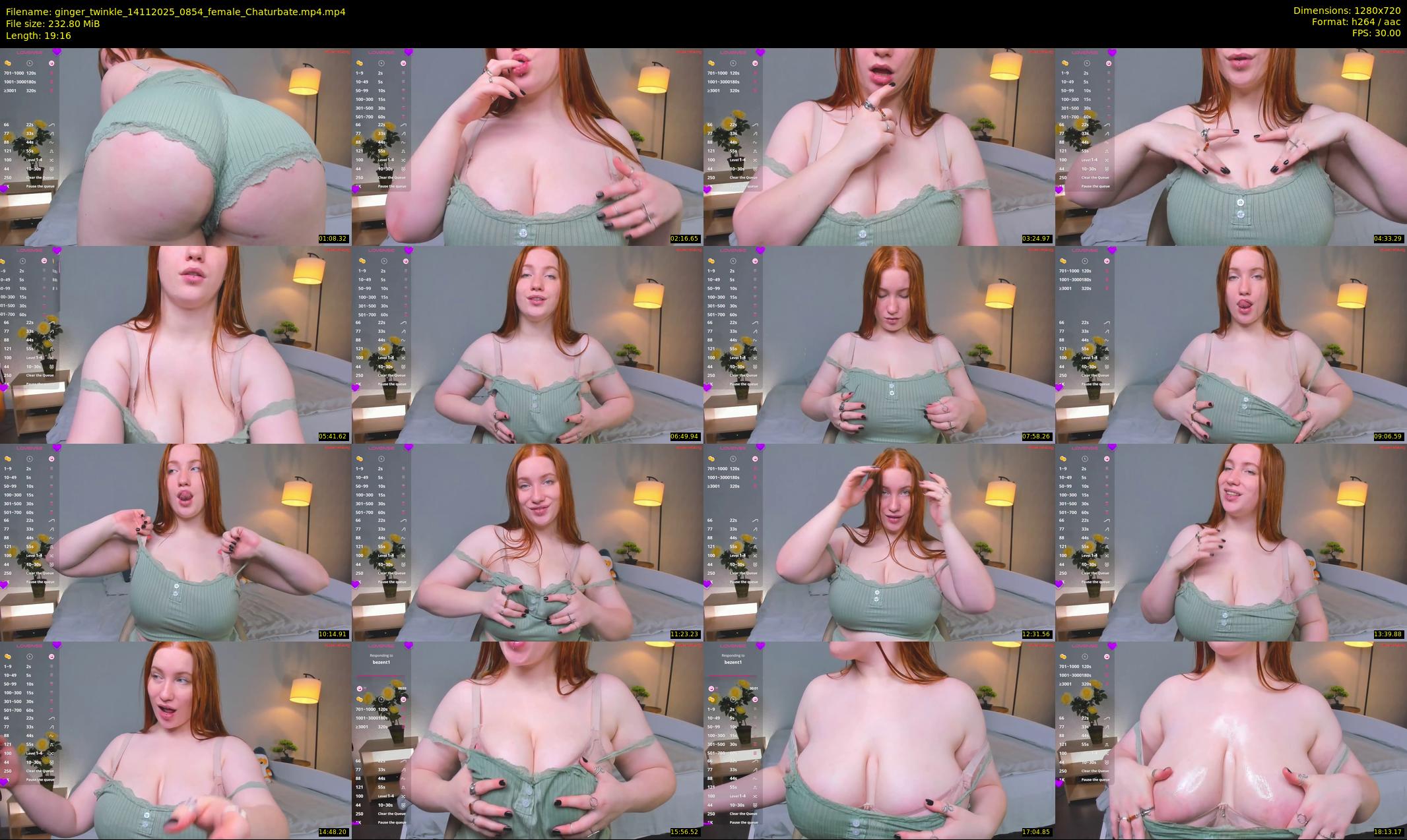 ginger_twinkle — 20 minute Chaturbate female cam show recording, 720p, Nov 14, 2025
