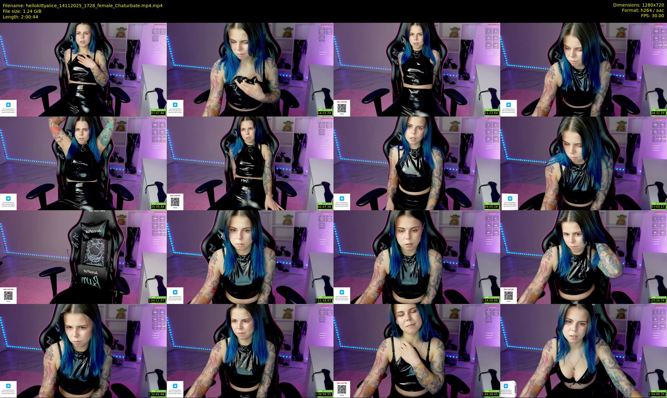 hellokittyalice — 121 minute Chaturbate female cam show recording, 720p, Nov 14, 2025