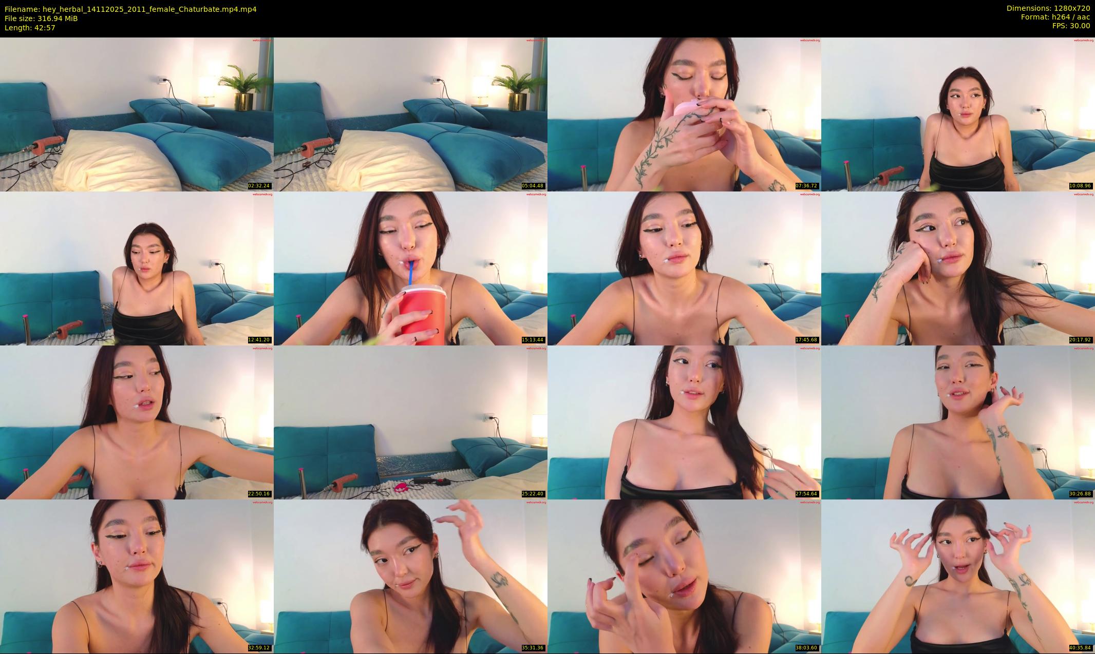 hey_herbal — 43 minute Chaturbate female cam show recording, 720p, Nov 14, 2025