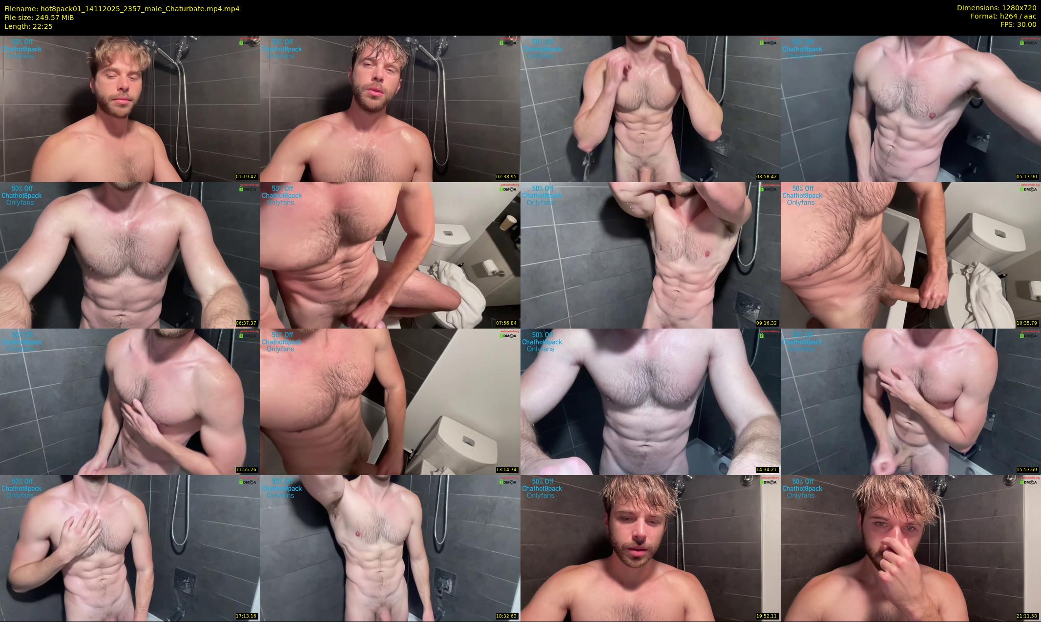 hot8pack01 — 23 minute Chaturbate male cam show recording, 720p, Nov 14, 2025