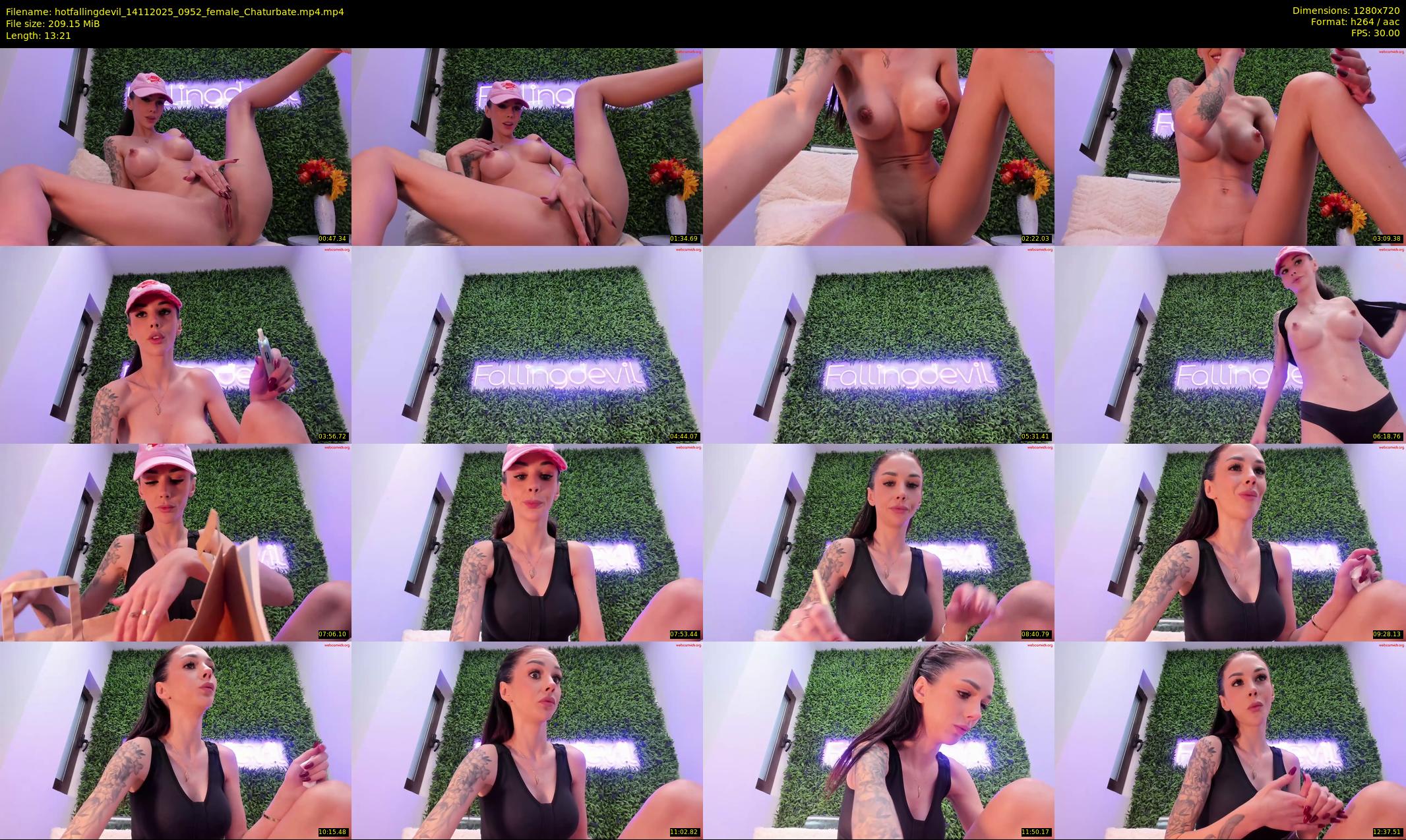 hotfallingdevil — 14 minute Chaturbate female cam show recording, 720p, Nov 14, 2025