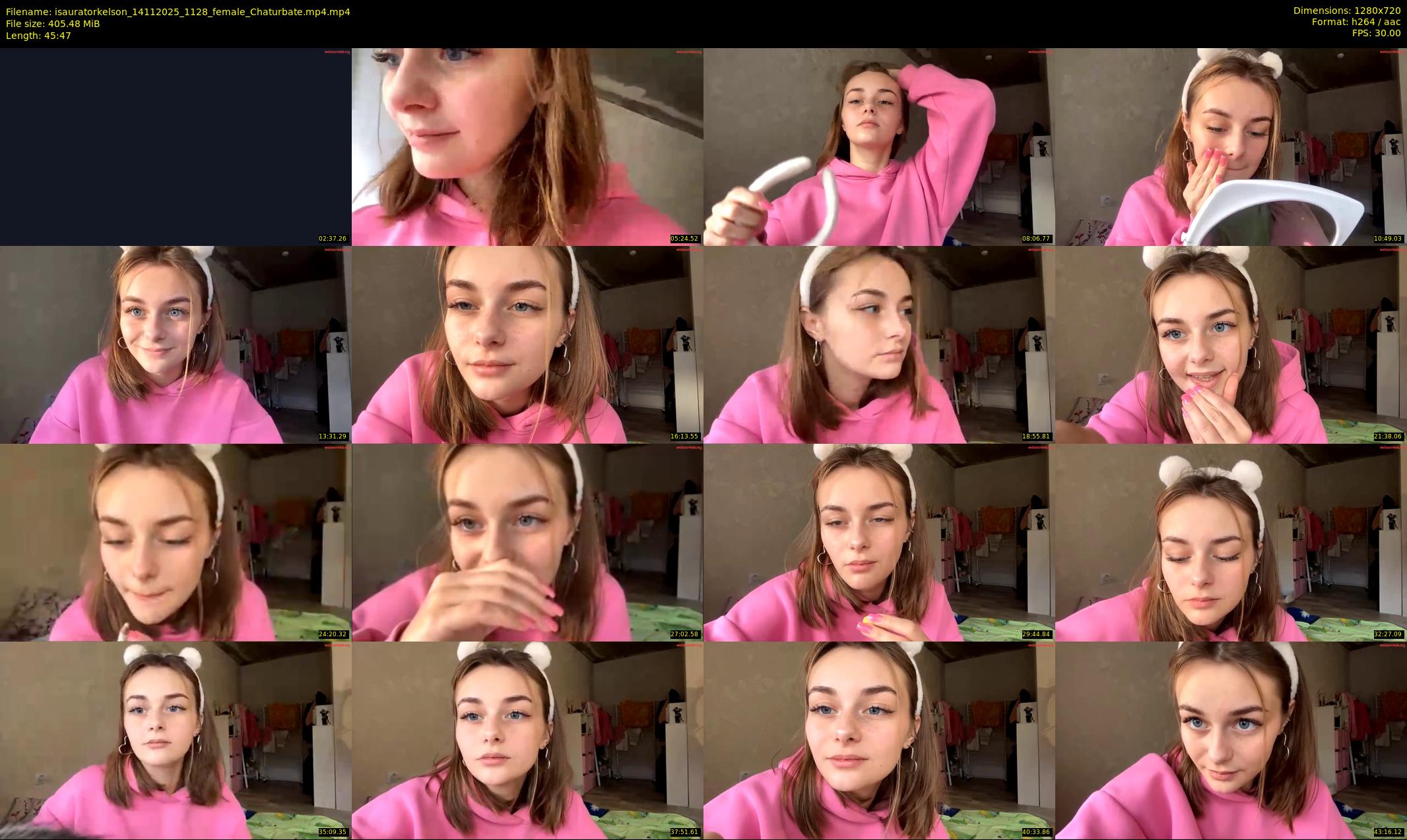 isauratorkelson — 46 minute Chaturbate female cam show recording, 720p, Nov 14, 2025