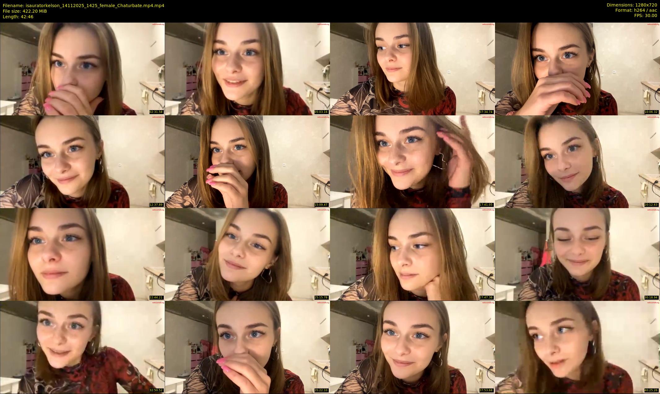isauratorkelson — 43 minute Chaturbate female cam show recording, 720p, Nov 14, 2025