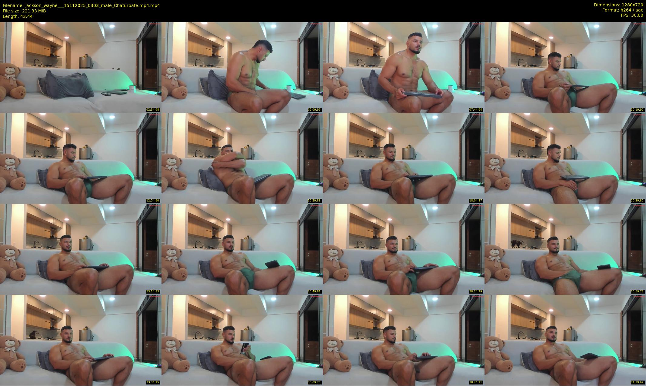 jackson_wayne__ — 44 minute Chaturbate male cam show recording, 720p, Nov 15, 2025
