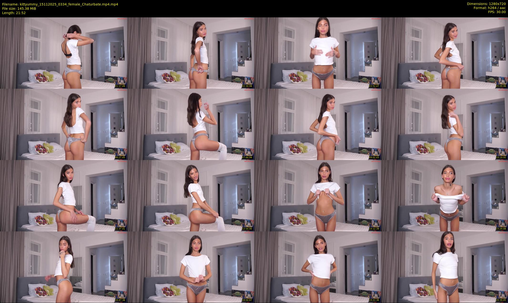 kittyummy — 22 minute Chaturbate female cam show recording, 720p, Nov 15, 2025